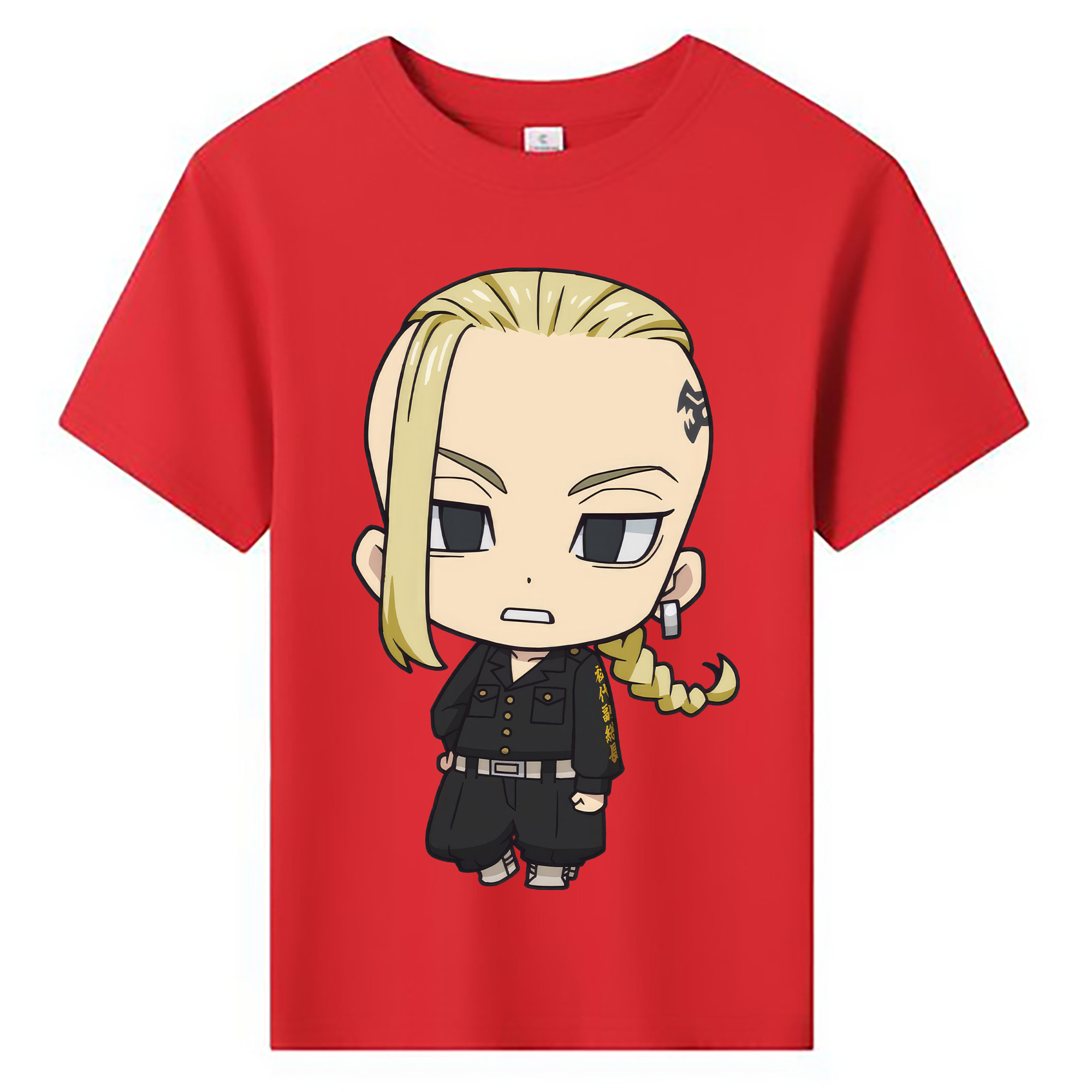 （画像用） 東京リベンジャーズ Tokyo Revengers 綿100％キッズTシャツ（フロントプリント）
