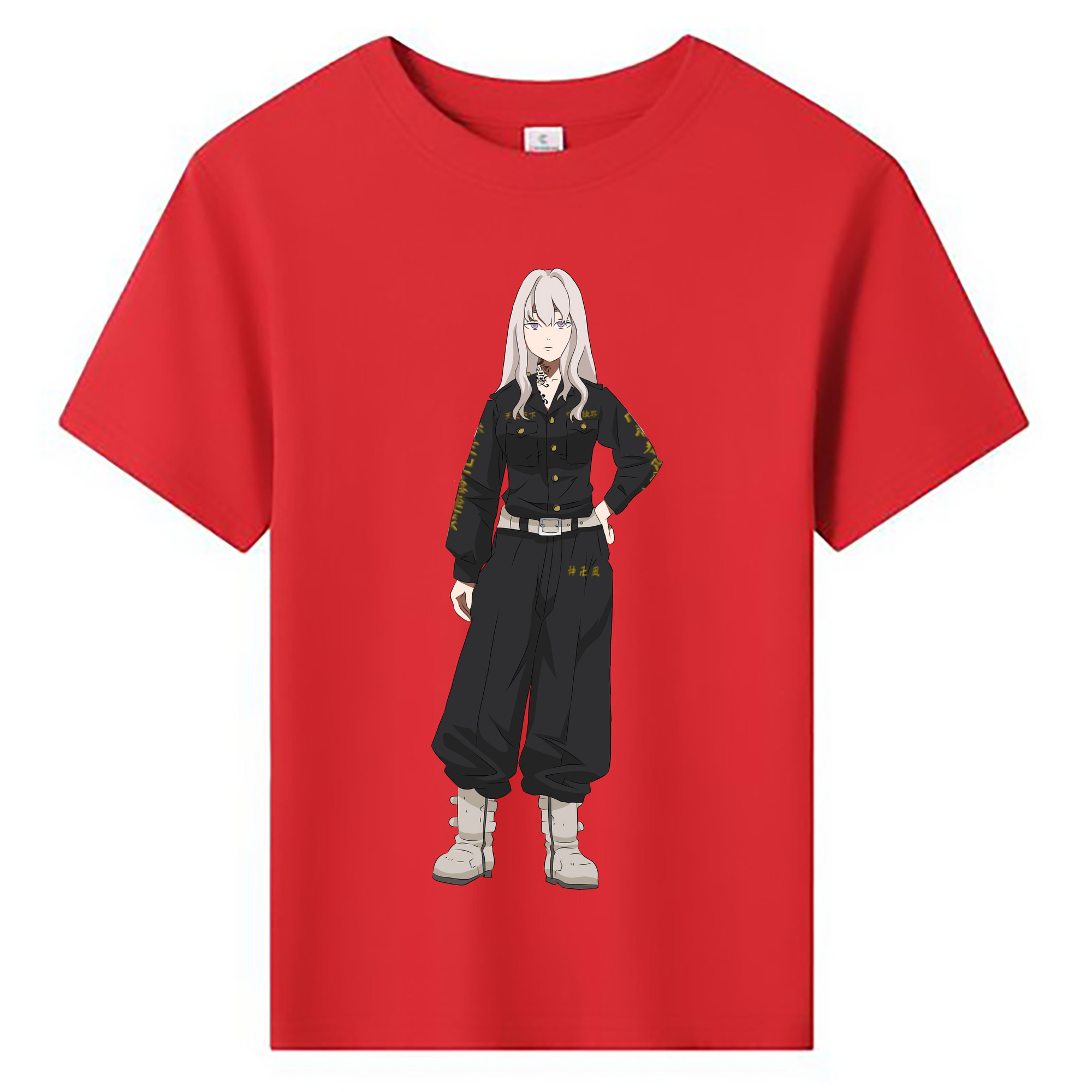 （画像用） 東京リベンジャーズ Tokyo Revengers 綿100％キッズTシャツ（フロントプリント）