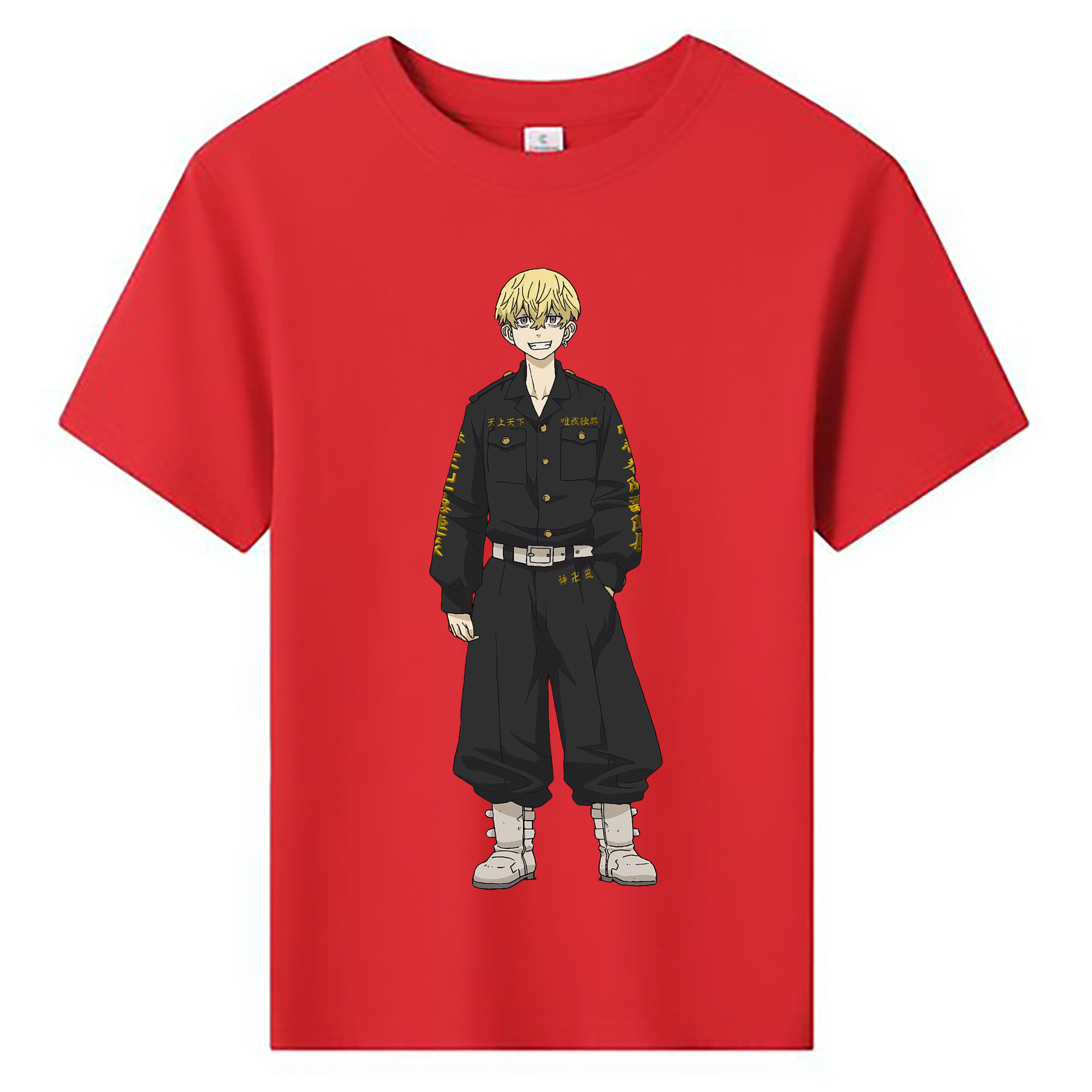 （画像用） 東京リベンジャーズ Tokyo Revengers 綿100％キッズTシャツ（フロントプリント）