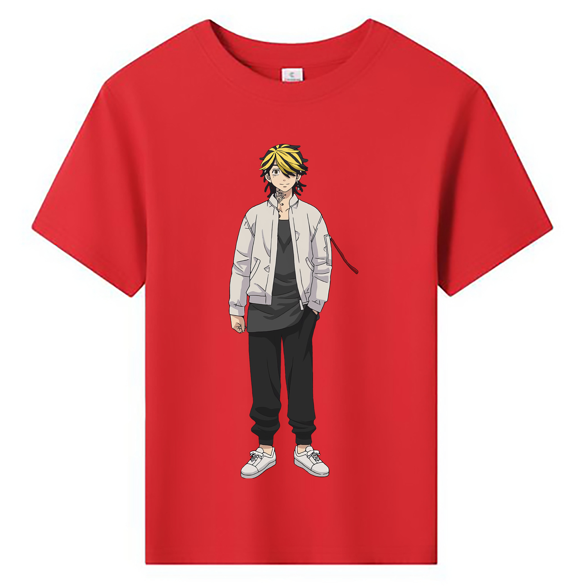 （画像用） 東京リベンジャーズ Tokyo Revengers 綿100％キッズTシャツ（フロントプリント）