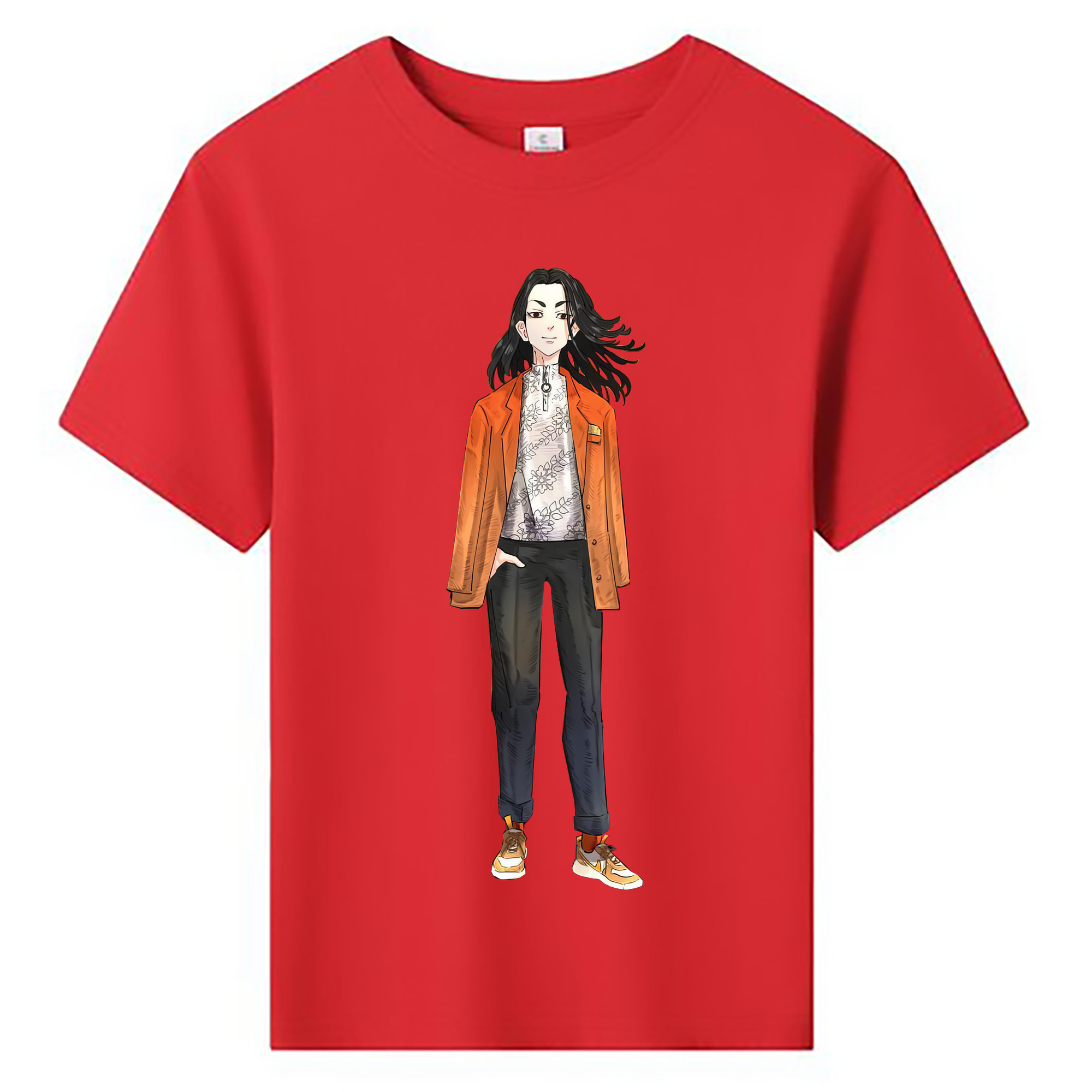 （画像用） 東京リベンジャーズ Tokyo Revengers 綿100％キッズTシャツ（フロントプリント）