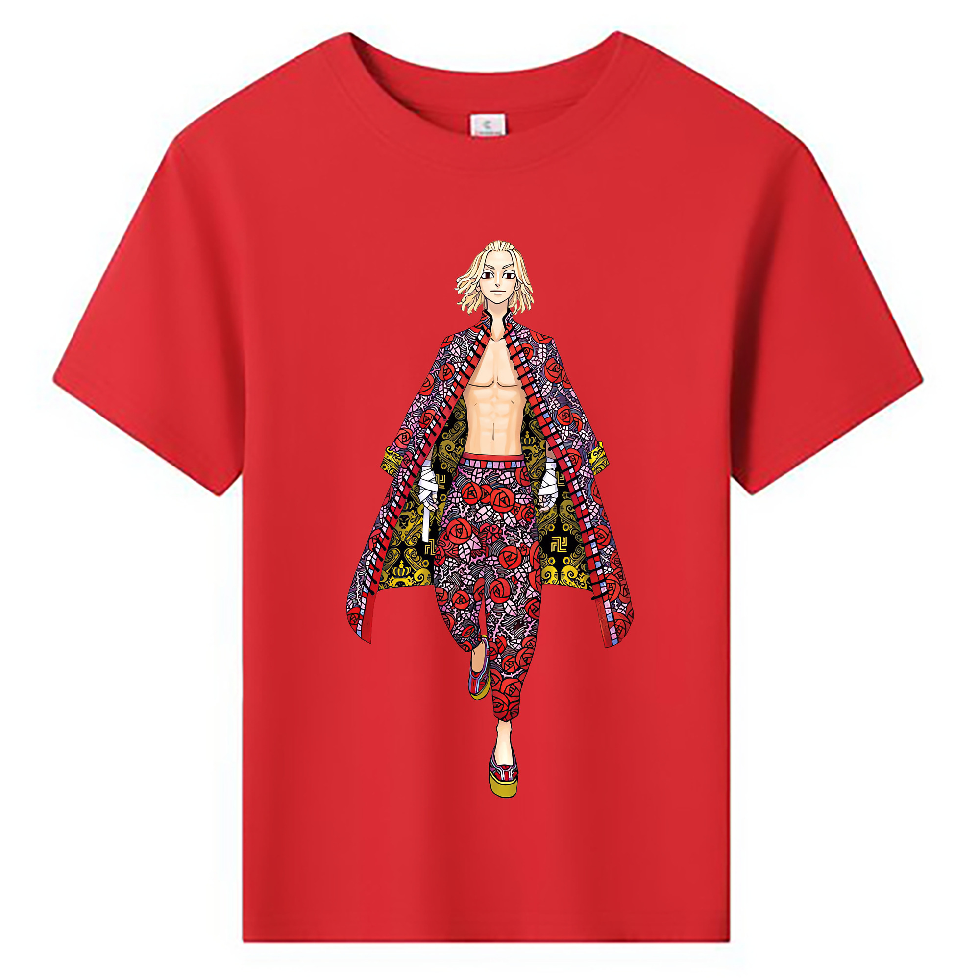 （画像用） 東京リベンジャーズ Tokyo Revengers 綿100％キッズTシャツ（フロントプリント）