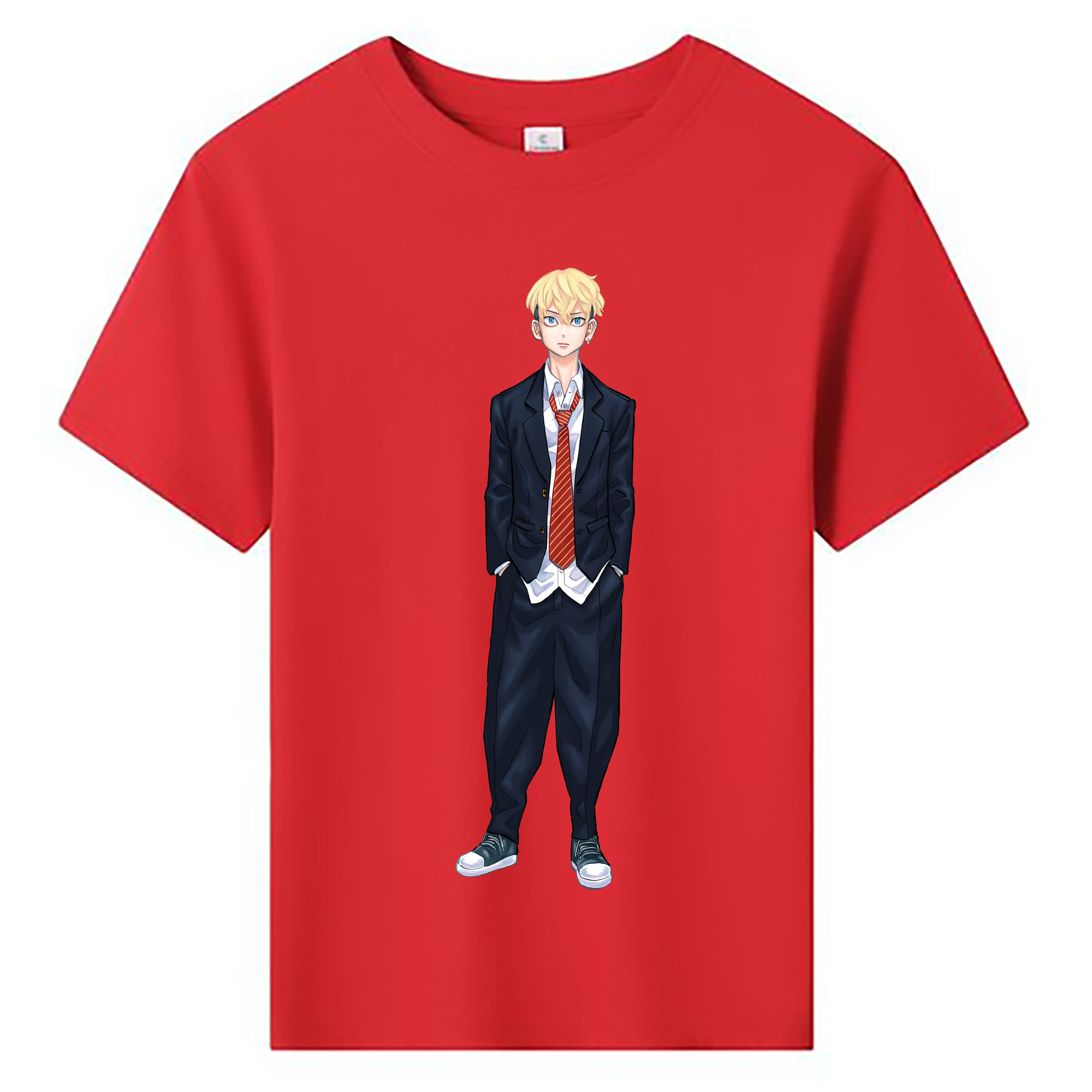 （画像用） 東京リベンジャーズ Tokyo Revengers 綿100％キッズTシャツ（フロントプリント）
