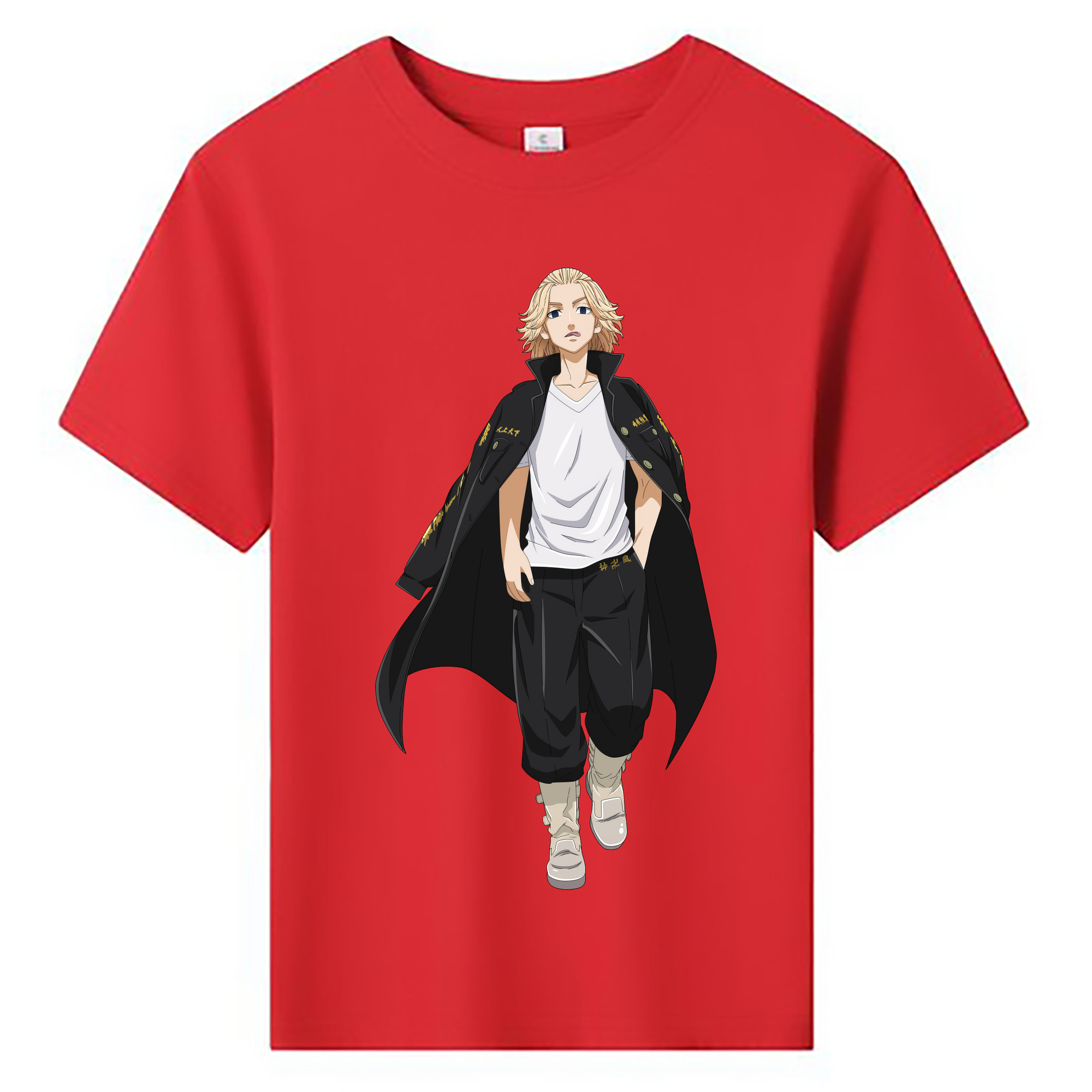 （画像用） 東京リベンジャーズ Tokyo Revengers 綿100％キッズTシャツ（フロントプリント）