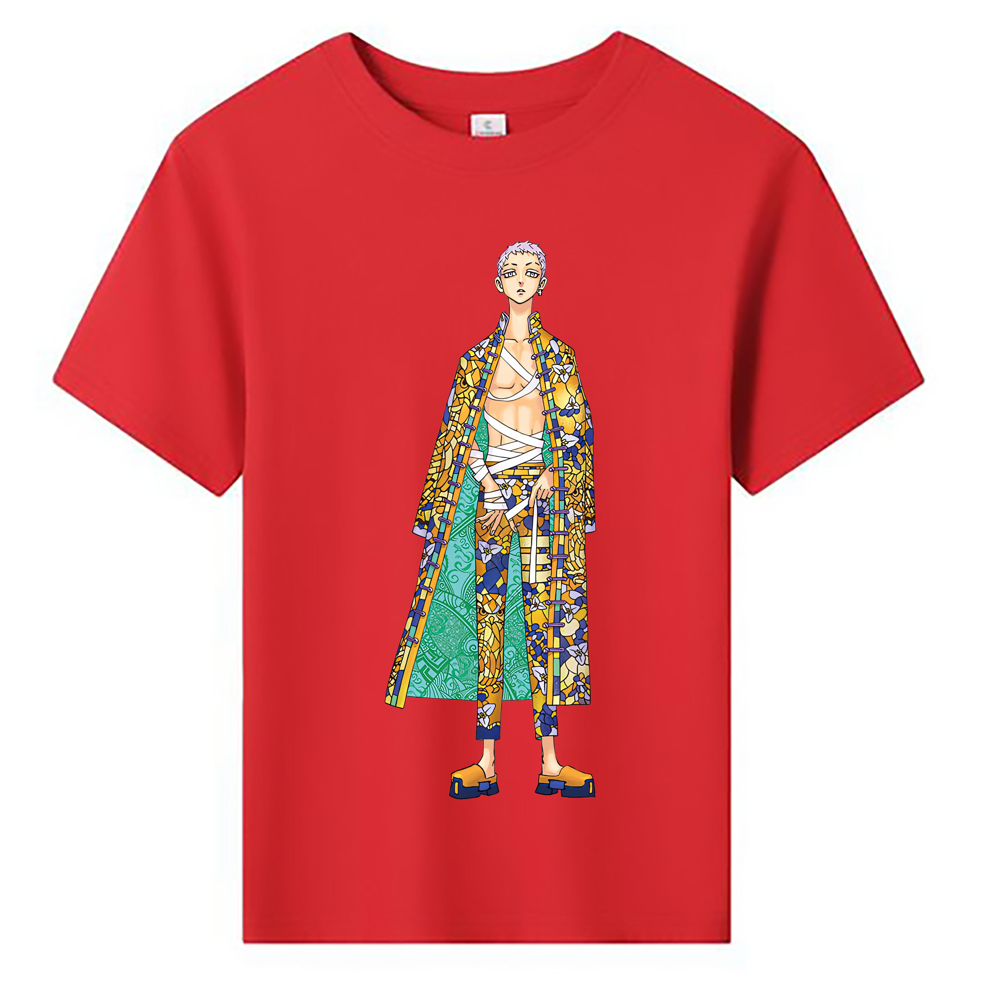 （画像用） 東京リベンジャーズ Tokyo Revengers 綿100％キッズTシャツ（フロントプリント）