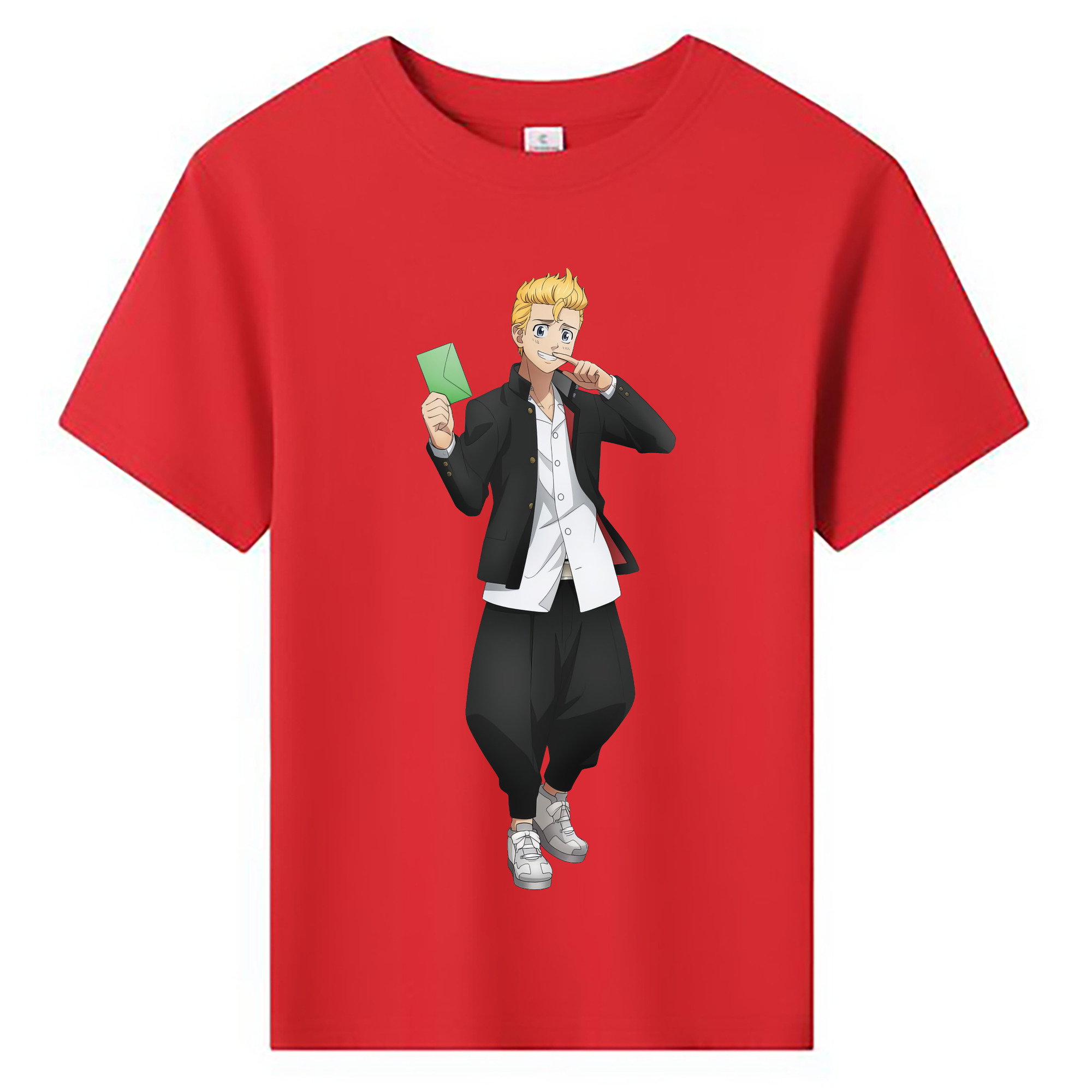 （画像用） 東京リベンジャーズ Tokyo Revengers 綿100％キッズTシャツ（フロントプリント）