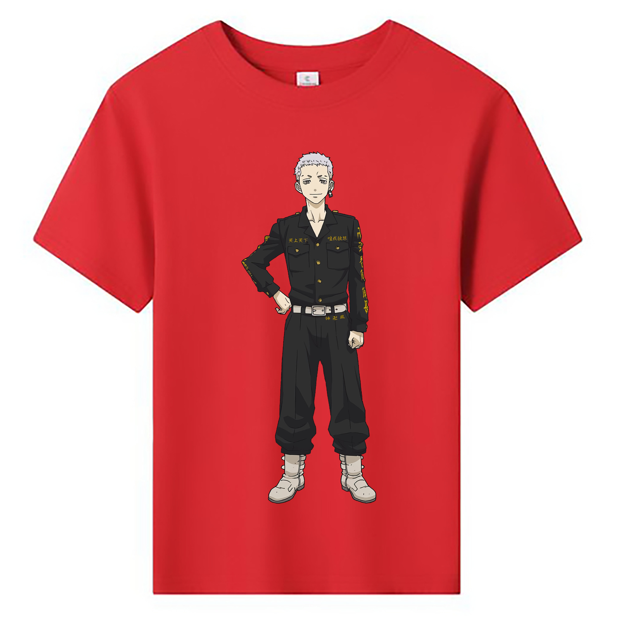 （画像用） 東京リベンジャーズ Tokyo Revengers 綿100％キッズTシャツ（フロントプリント）