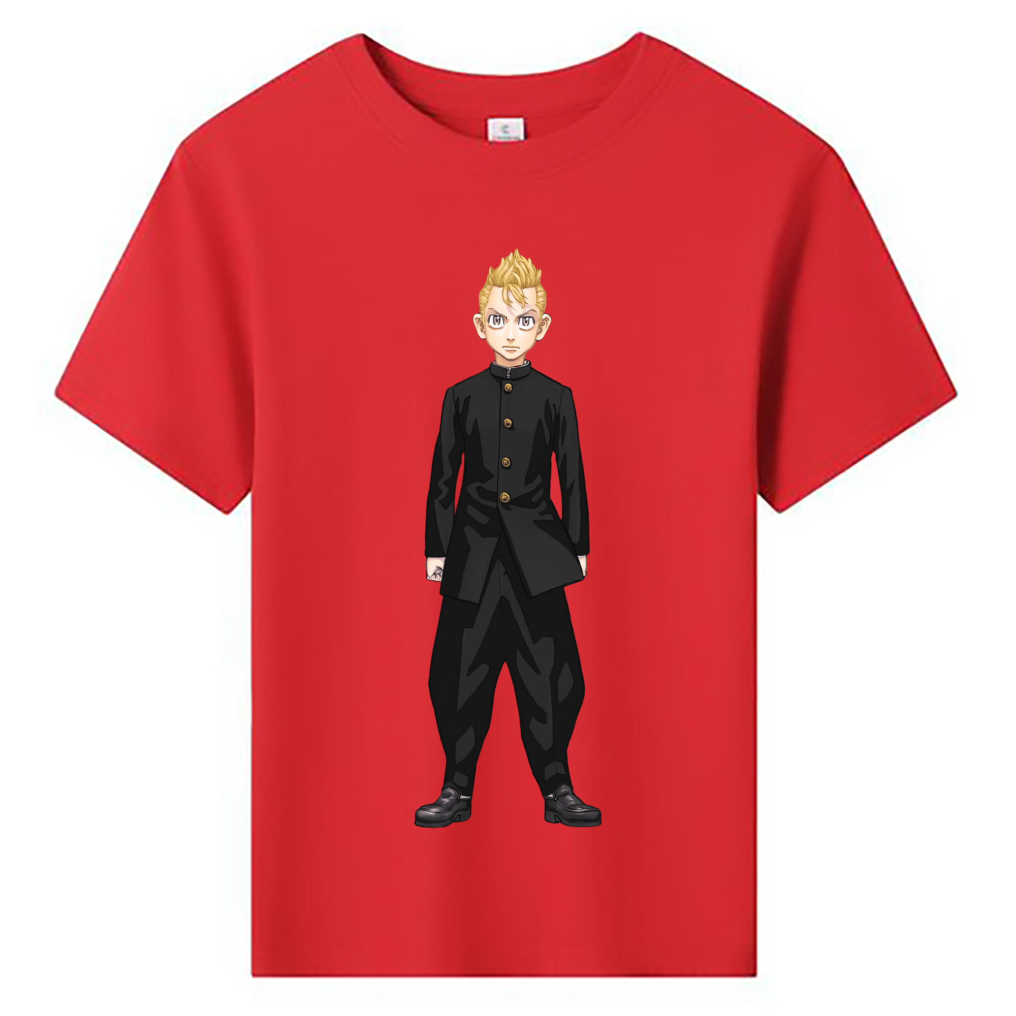 （画像用） 東京リベンジャーズ Tokyo Revengers 綿100％キッズTシャツ（フロントプリント）