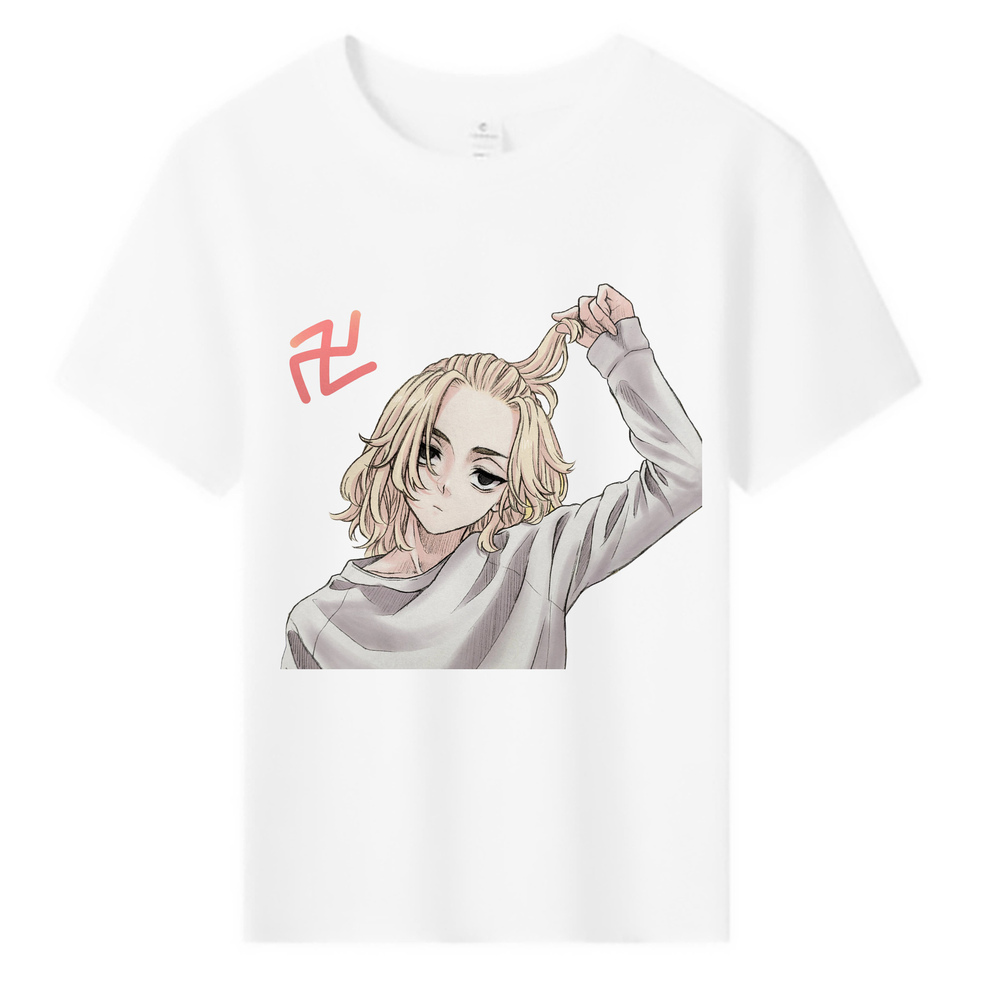 （画像用） 東京リベンジャーズ Tokyo Revengers 綿100％キッズTシャツ（フロントプリント）