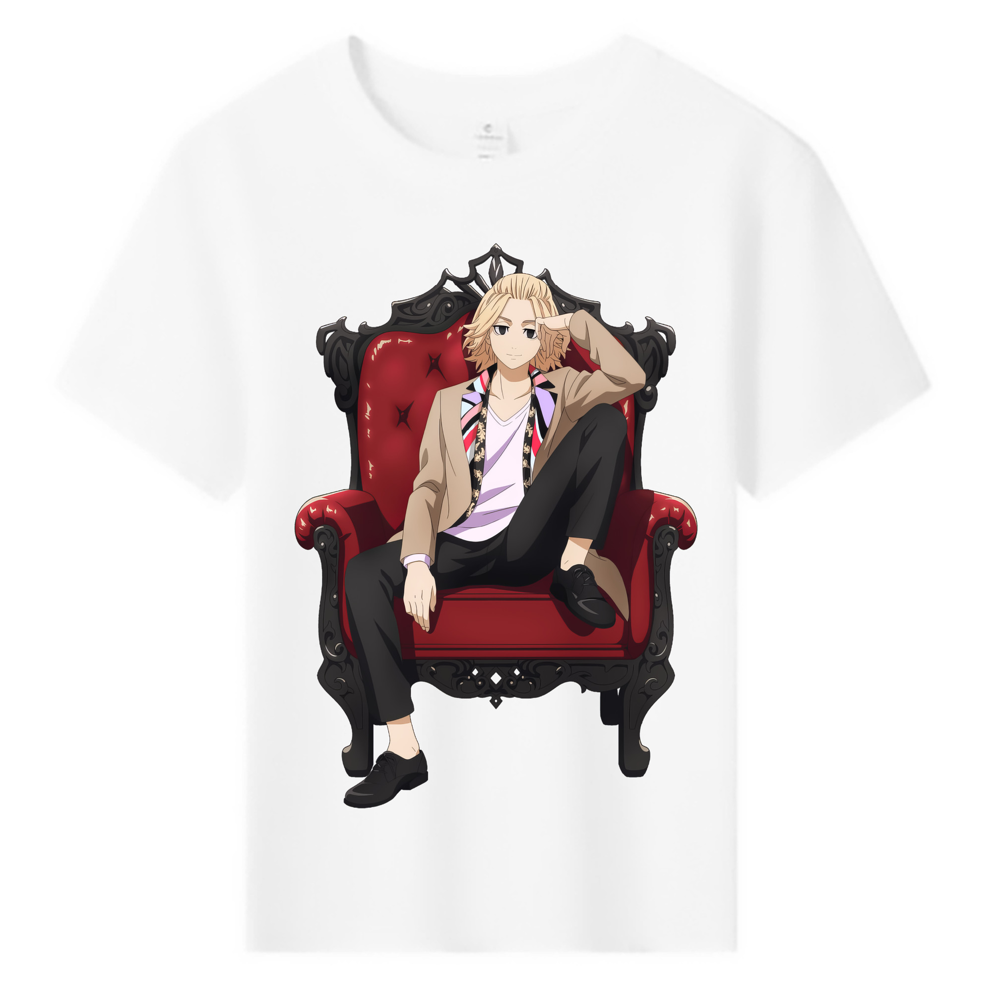 （画像用） 東京リベンジャーズ Tokyo Revengers 綿100％キッズTシャツ（フロントプリント）