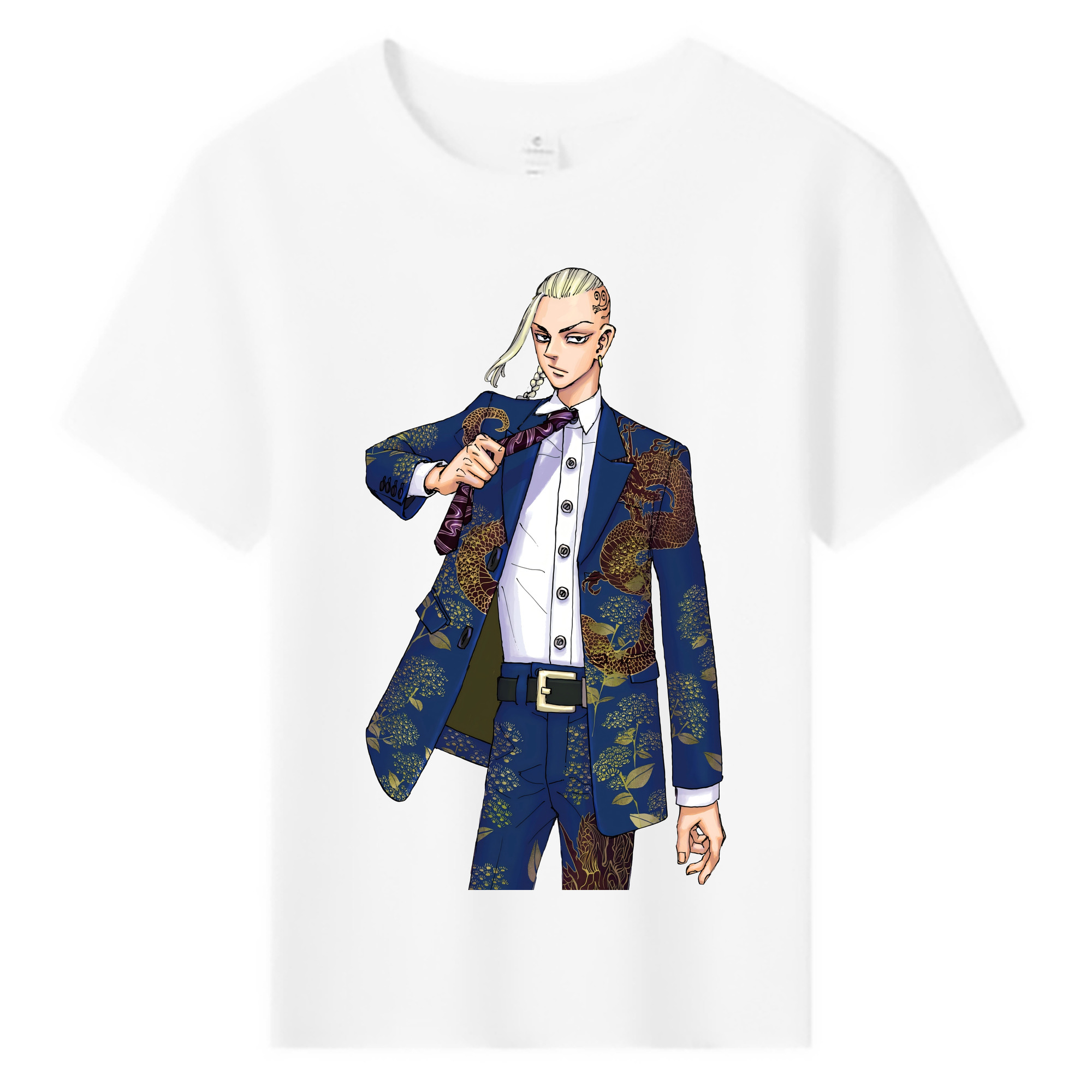 （画像用） 東京リベンジャーズ Tokyo Revengers 綿100％キッズTシャツ（フロントプリント）