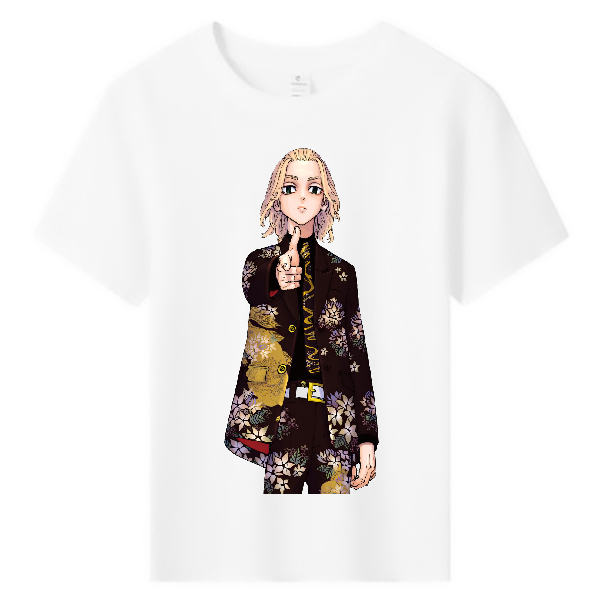 （画像用） 東京リベンジャーズ Tokyo Revengers 綿100％キッズTシャツ（フロントプリント）