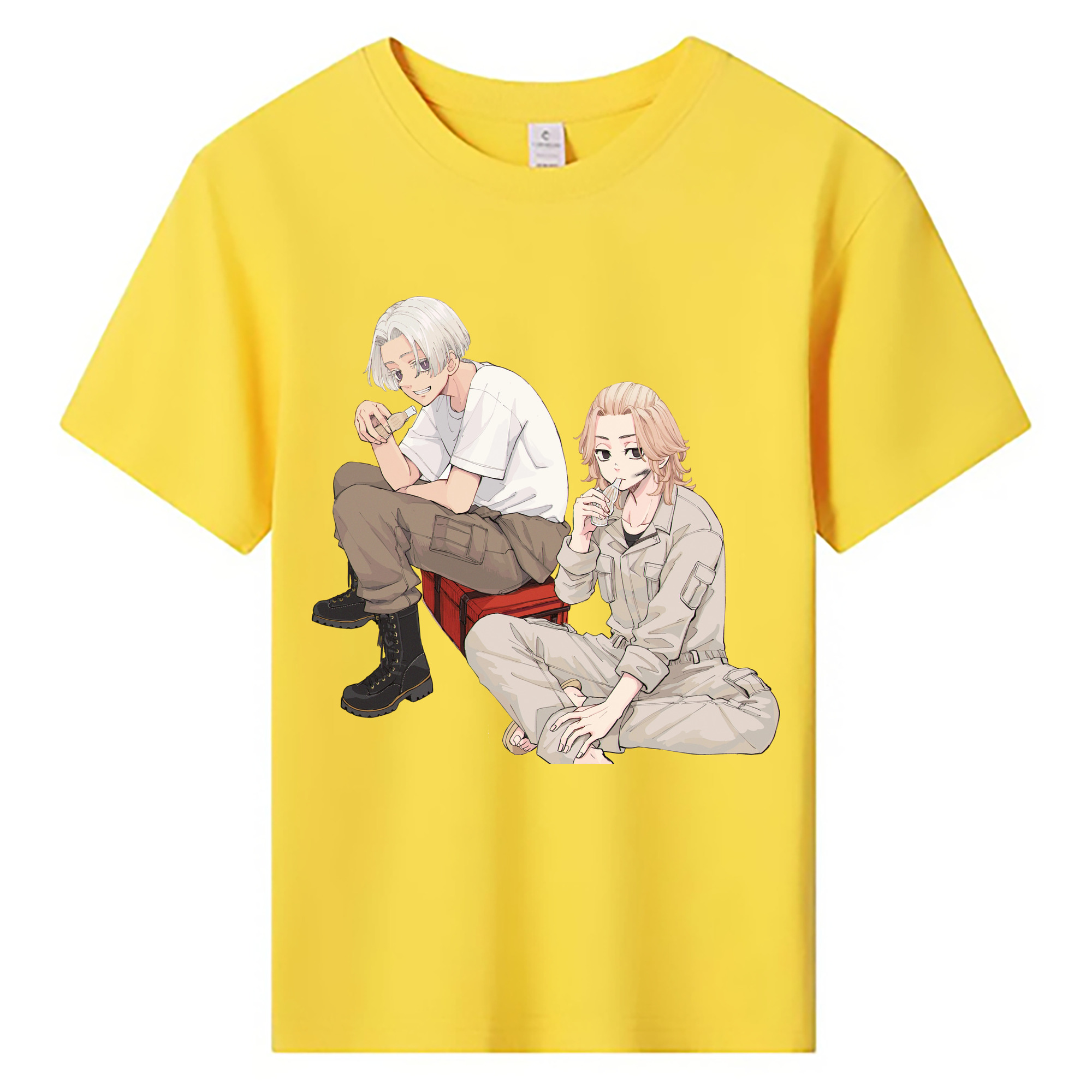 （画像用） 東京リベンジャーズ Tokyo Revengers 綿100％キッズTシャツ（フロントプリント）
