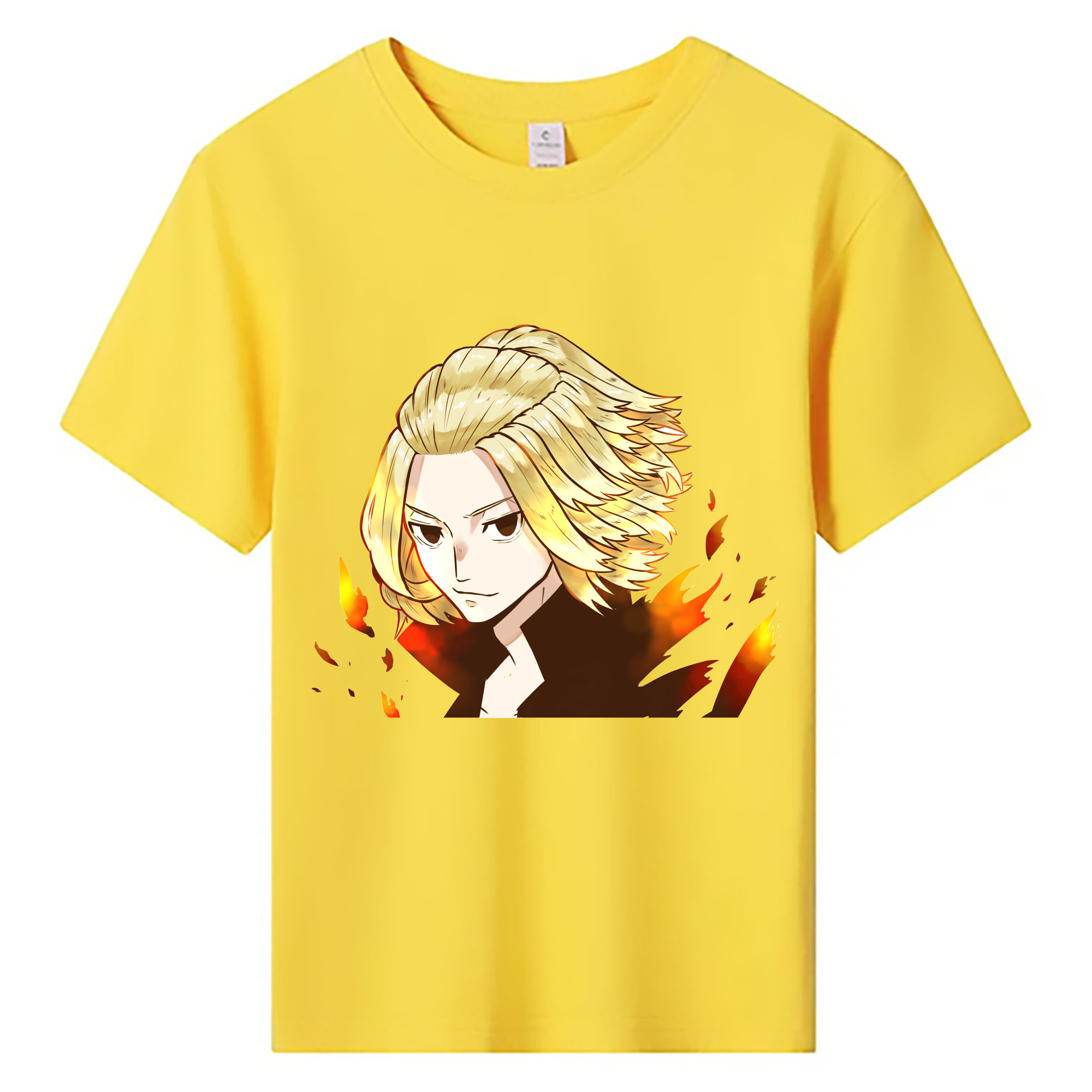（画像用） 東京リベンジャーズ Tokyo Revengers 綿100％キッズTシャツ（フロントプリント）