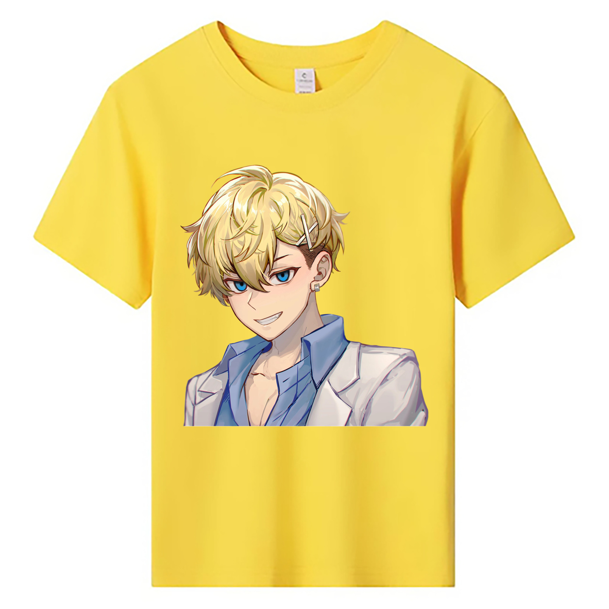 （画像用） 東京リベンジャーズ Tokyo Revengers 綿100％キッズTシャツ（フロントプリント）
