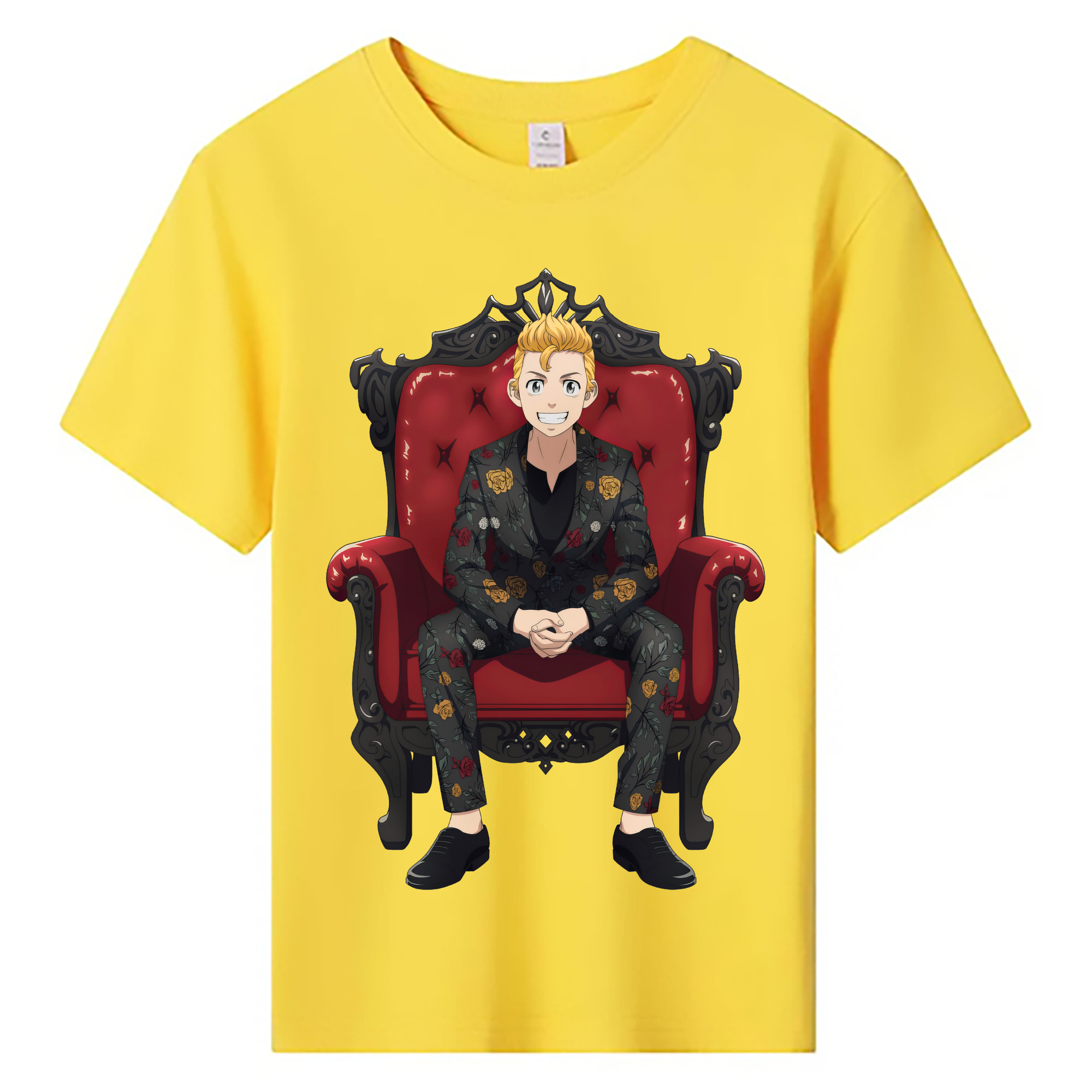 （画像用） 東京リベンジャーズ Tokyo Revengers 綿100％キッズTシャツ（フロントプリント）