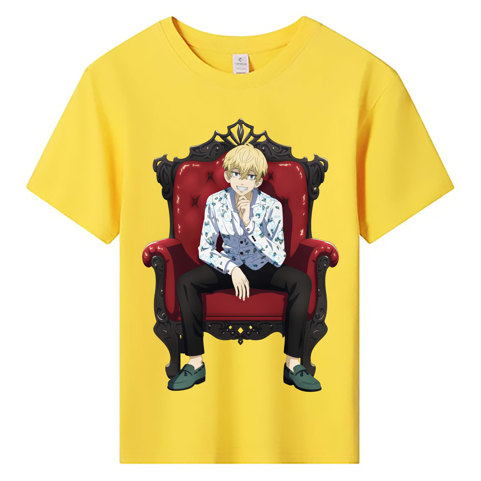 （画像用） 東京リベンジャーズ Tokyo Revengers 綿100％キッズTシャツ（フロントプリント）