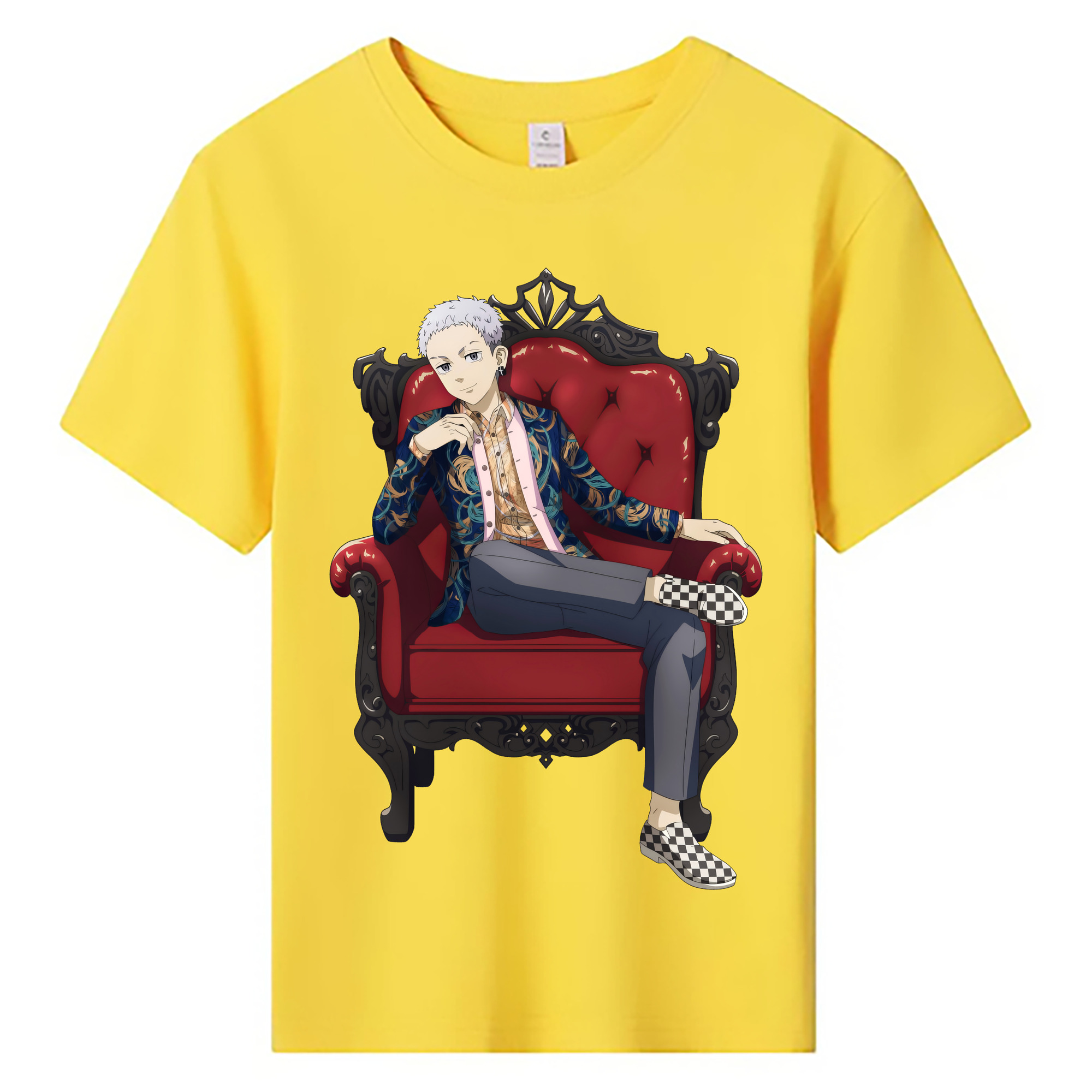 （画像用） 東京リベンジャーズ Tokyo Revengers 綿100％キッズTシャツ（フロントプリント）