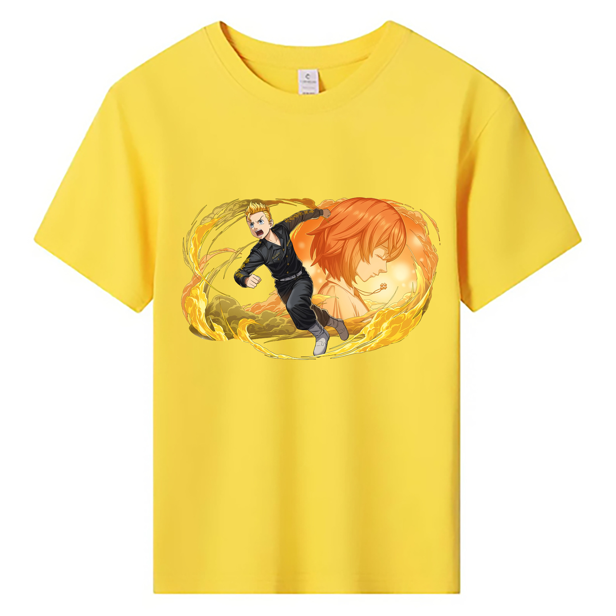 （画像用） 東京リベンジャーズ Tokyo Revengers 綿100％キッズTシャツ（フロントプリント）