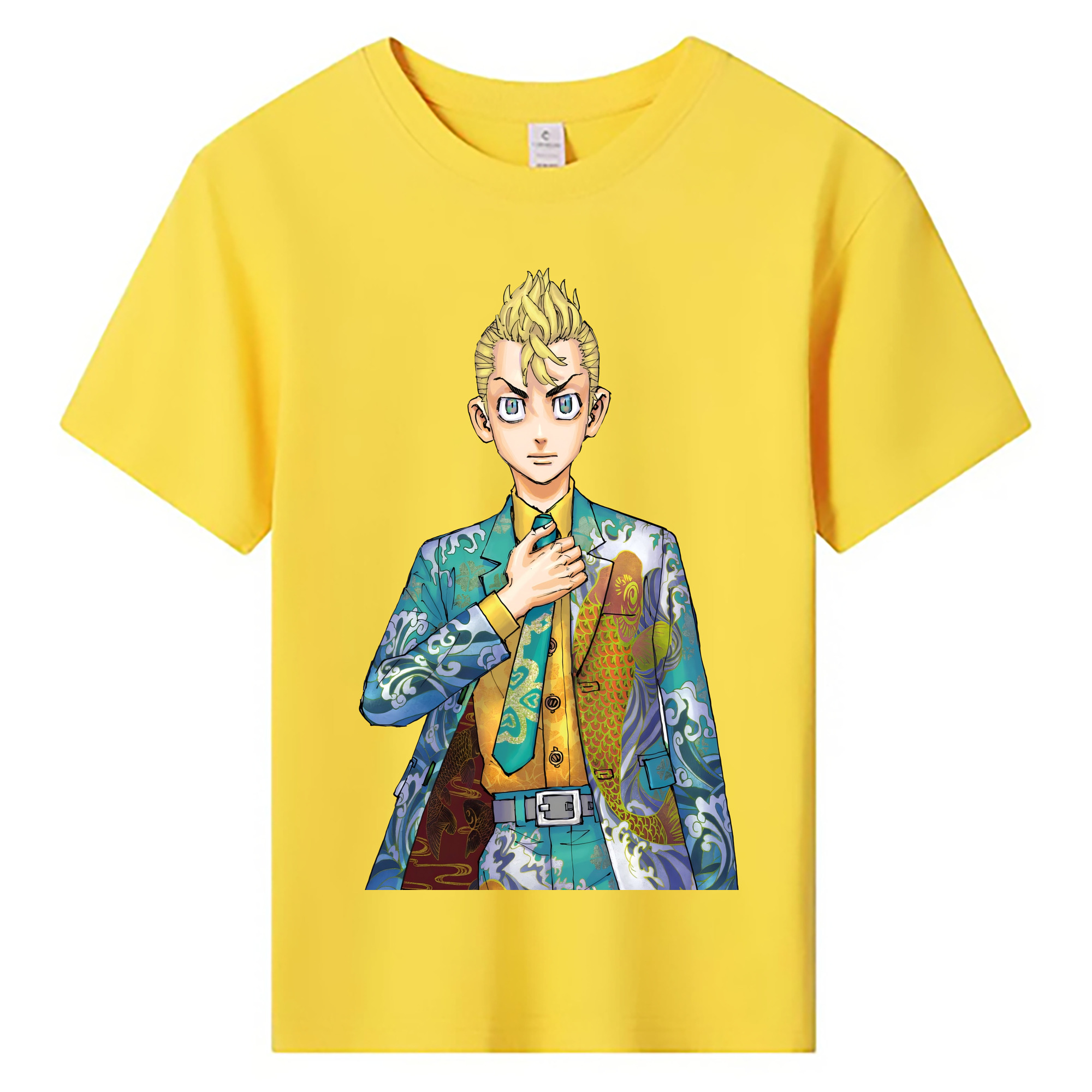 （画像用） 東京リベンジャーズ Tokyo Revengers 綿100％キッズTシャツ（フロントプリント）