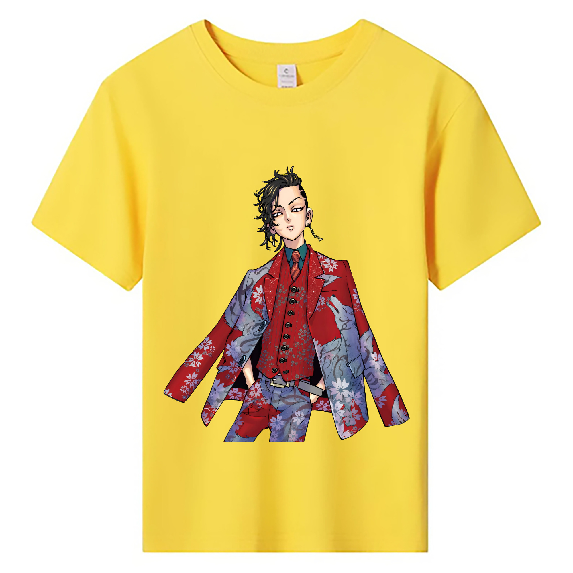 （画像用） 東京リベンジャーズ Tokyo Revengers 綿100％キッズTシャツ（フロントプリント）