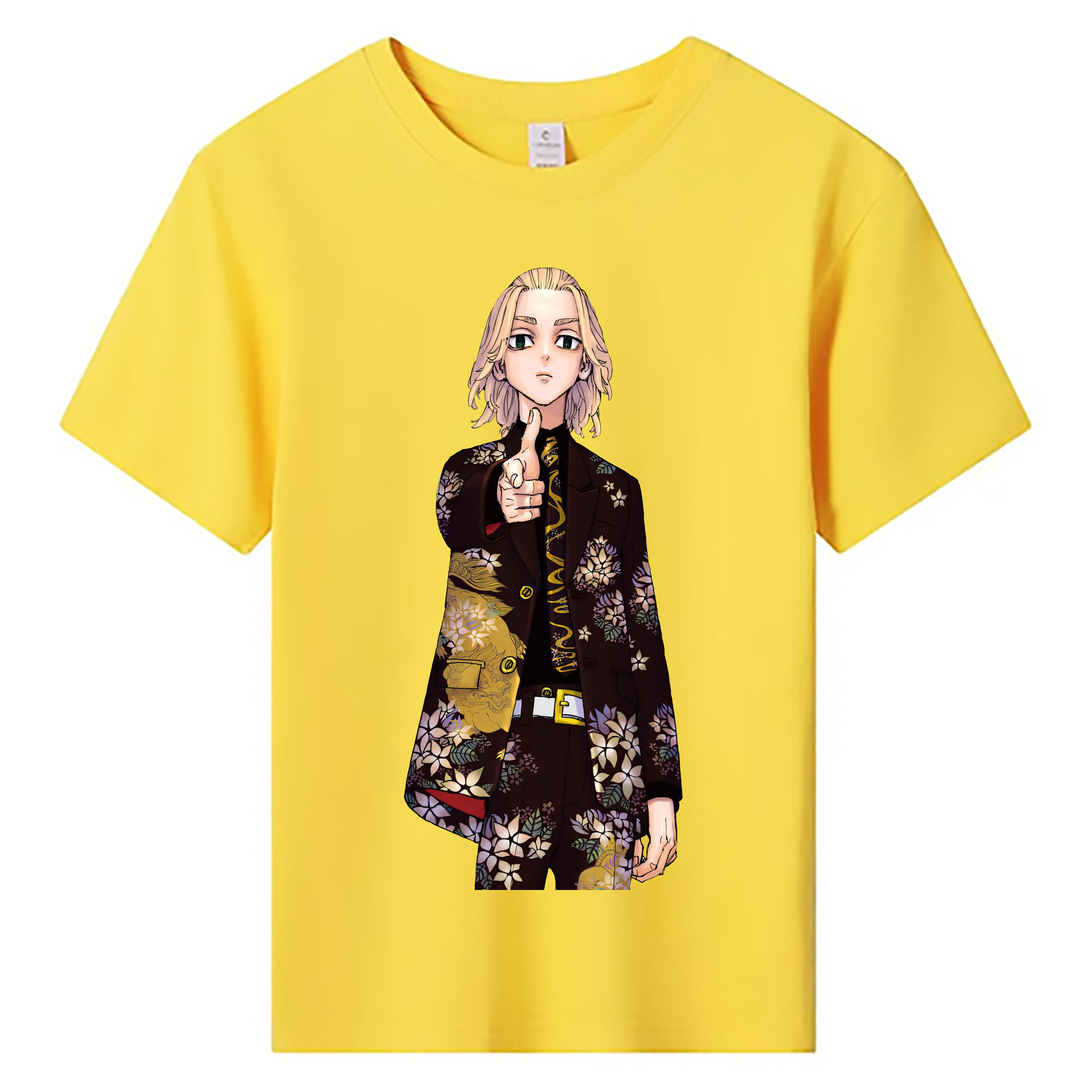 （画像用） 東京リベンジャーズ Tokyo Revengers 綿100％キッズTシャツ（フロントプリント）