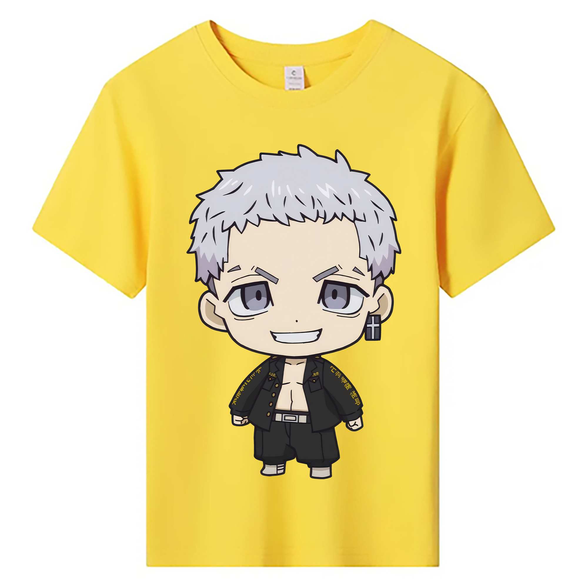 （画像用） 東京リベンジャーズ Tokyo Revengers 綿100％キッズTシャツ（フロントプリント）