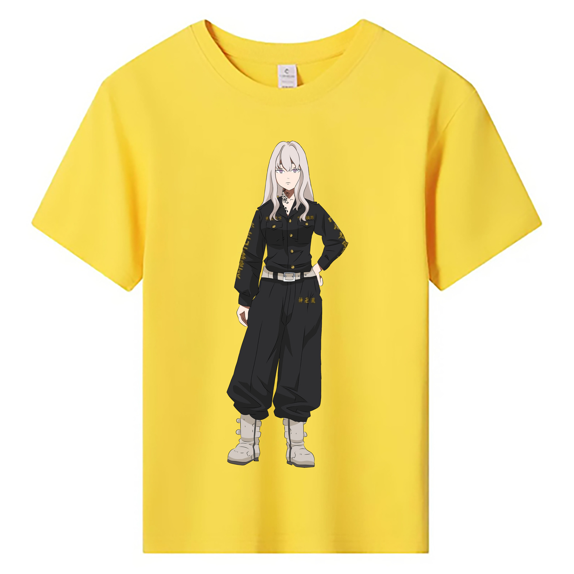 （画像用） 東京リベンジャーズ Tokyo Revengers 綿100％キッズTシャツ（フロントプリント）