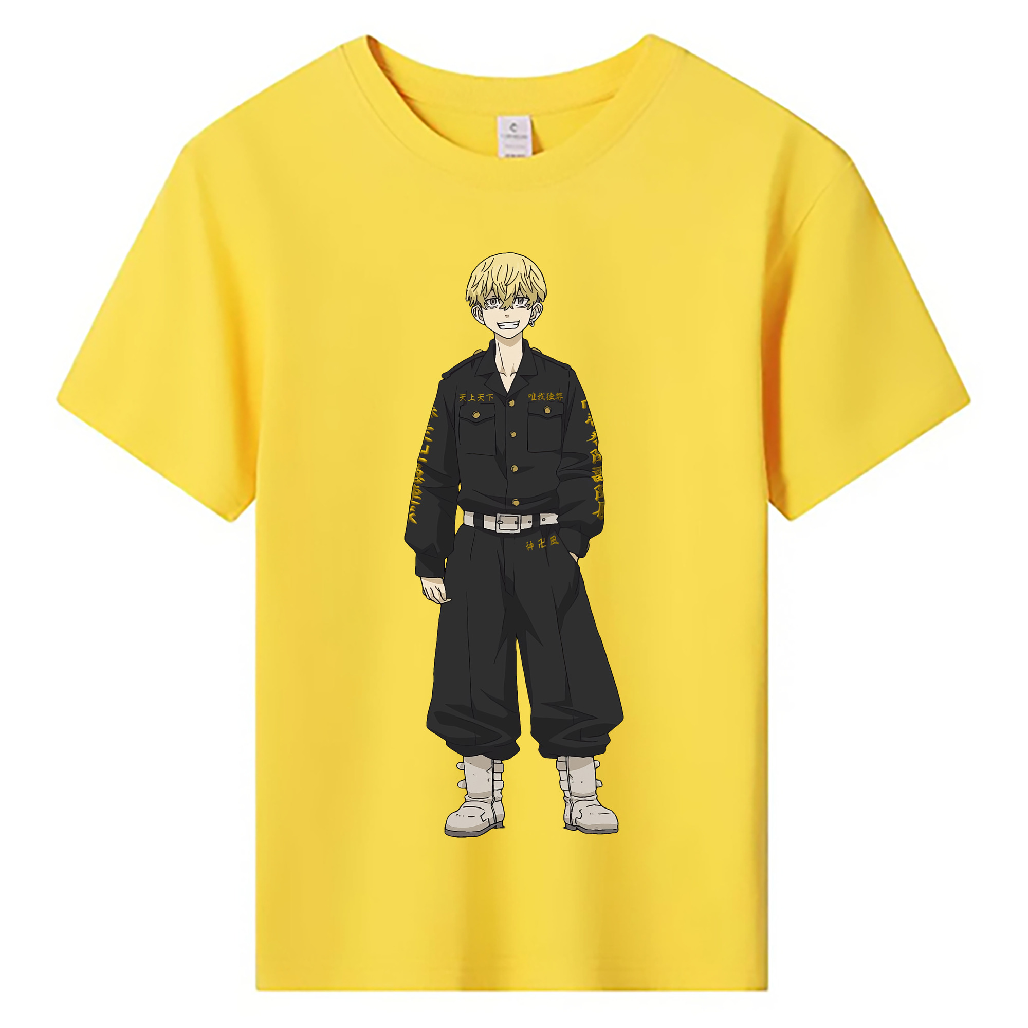（画像用） 東京リベンジャーズ Tokyo Revengers 綿100％キッズTシャツ（フロントプリント）