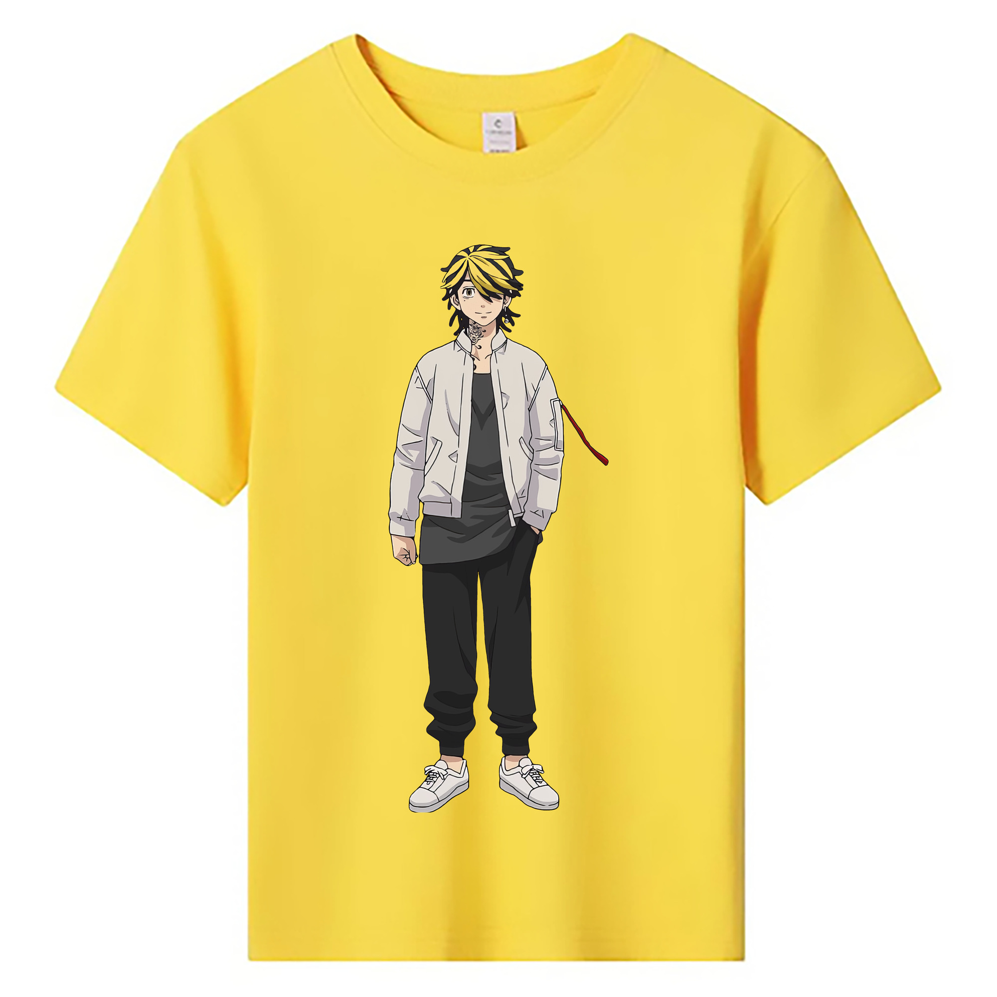（画像用） 東京リベンジャーズ Tokyo Revengers 綿100％キッズTシャツ（フロントプリント）