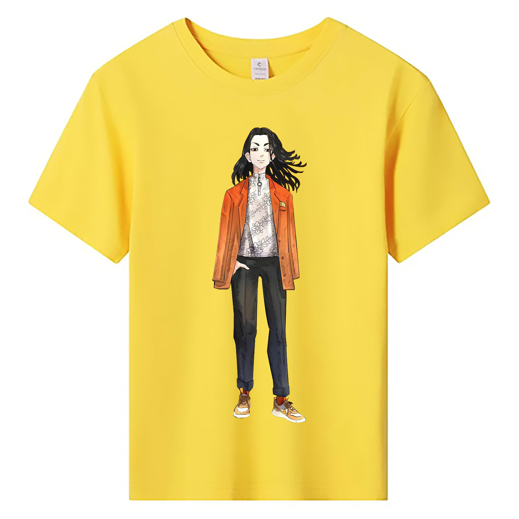（画像用） 東京リベンジャーズ Tokyo Revengers 綿100％キッズTシャツ（フロントプリント）