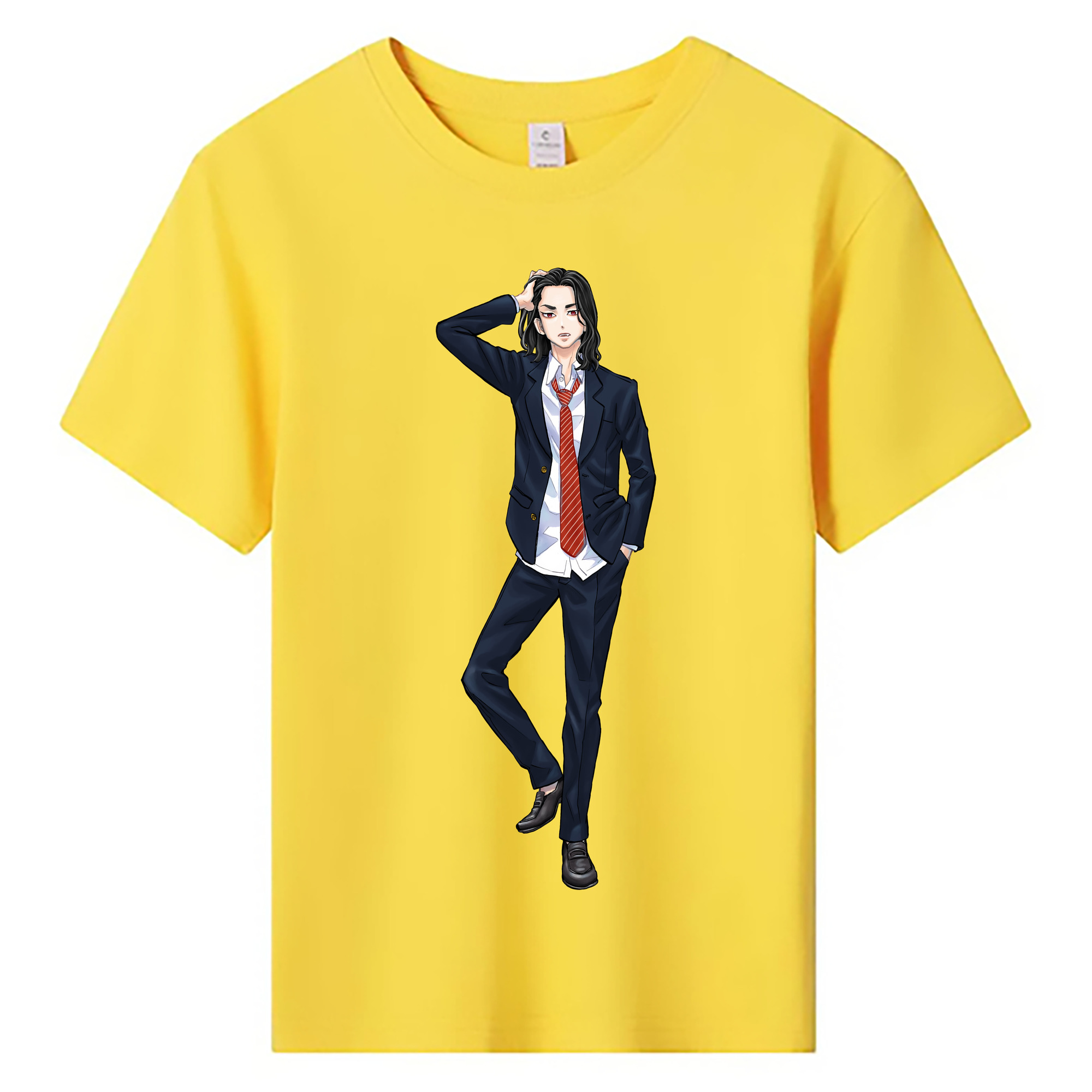（画像用） 東京リベンジャーズ Tokyo Revengers 綿100％キッズTシャツ（フロントプリント）