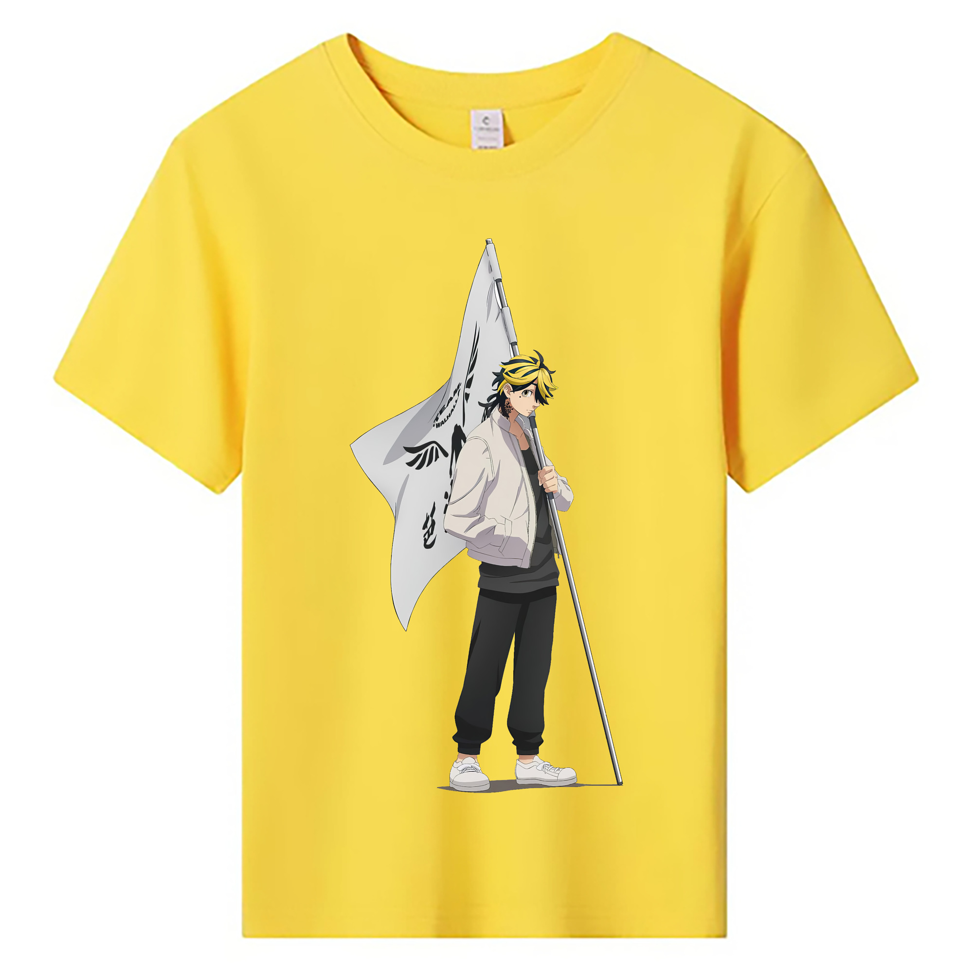 （画像用） 東京リベンジャーズ Tokyo Revengers 綿100％キッズTシャツ（フロントプリント）