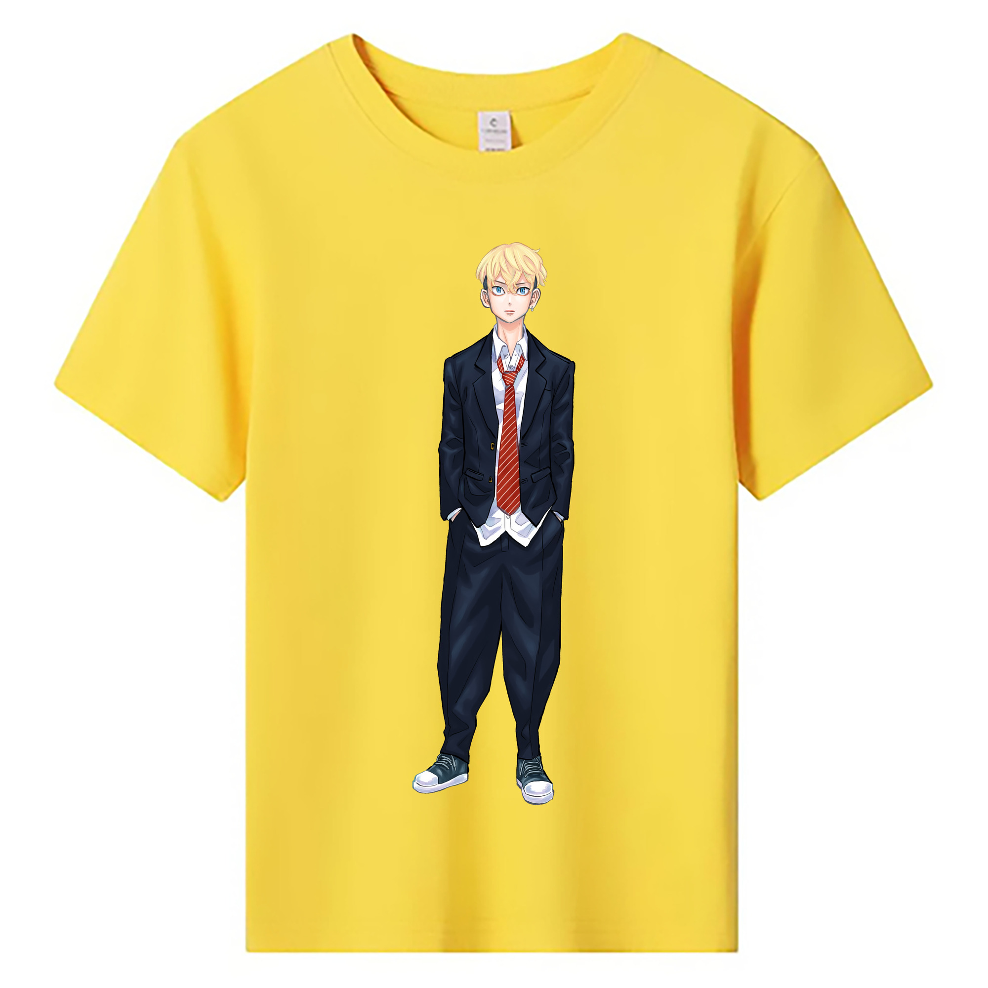 （画像用） 東京リベンジャーズ Tokyo Revengers 綿100％キッズTシャツ（フロントプリント）