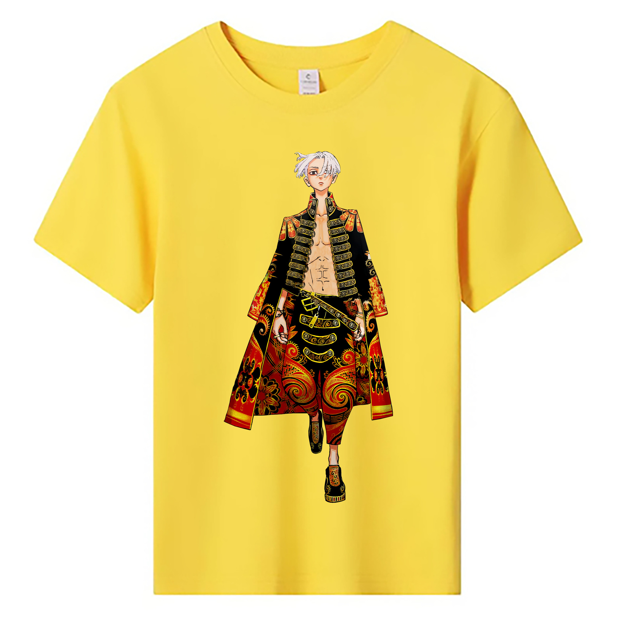（画像用） 東京リベンジャーズ Tokyo Revengers 綿100％キッズTシャツ（フロントプリント）