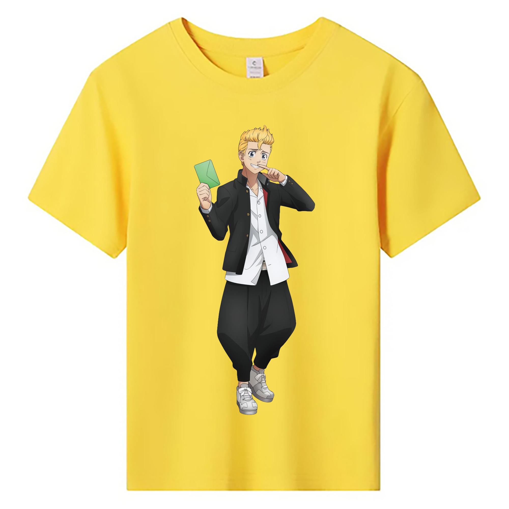（画像用） 東京リベンジャーズ Tokyo Revengers 綿100％キッズTシャツ（フロントプリント）