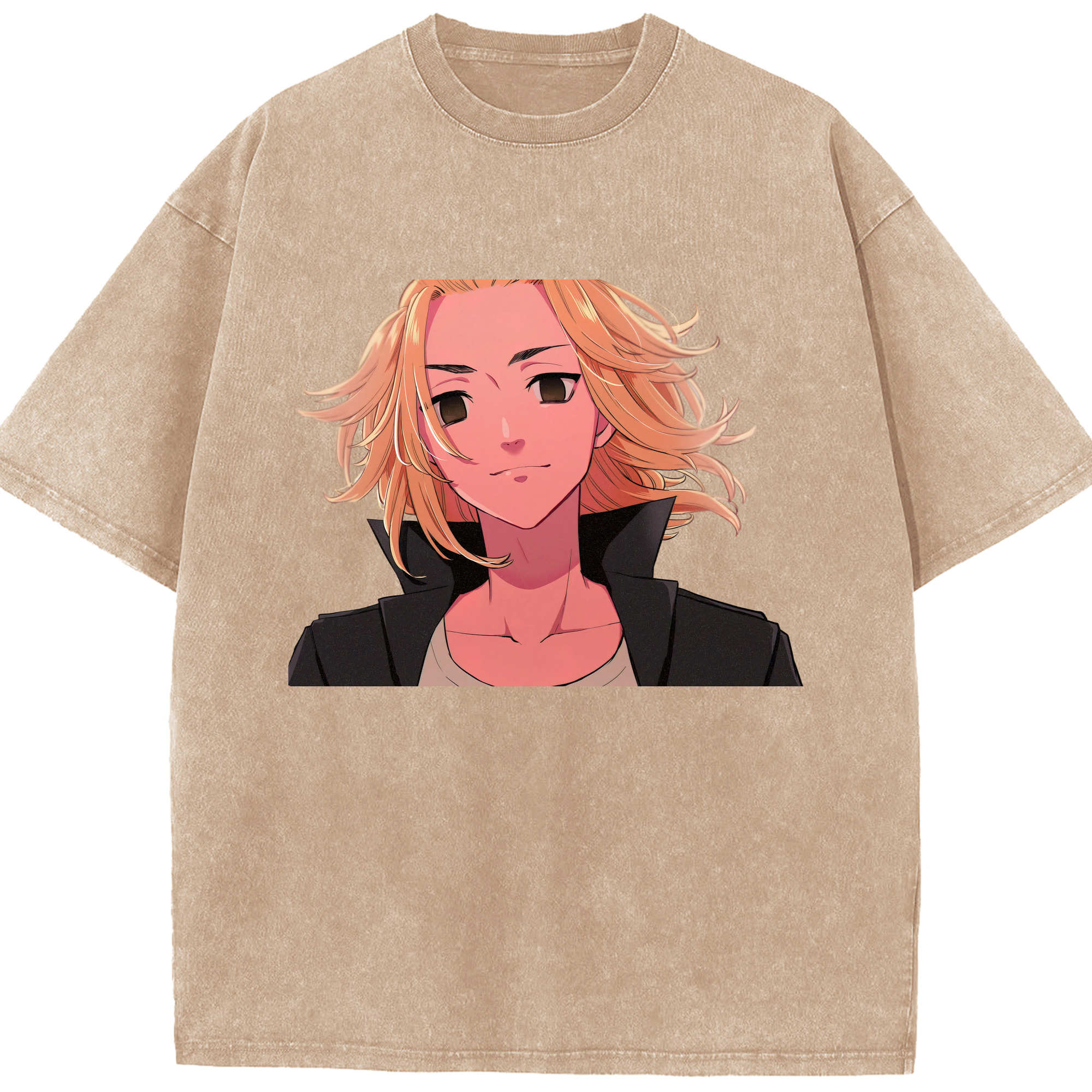 （画像用） 東京リベンジャーズ Tokyo Revengers 綿100% ヴィンテージ風 半袖Tシャツ（フロントプリント）