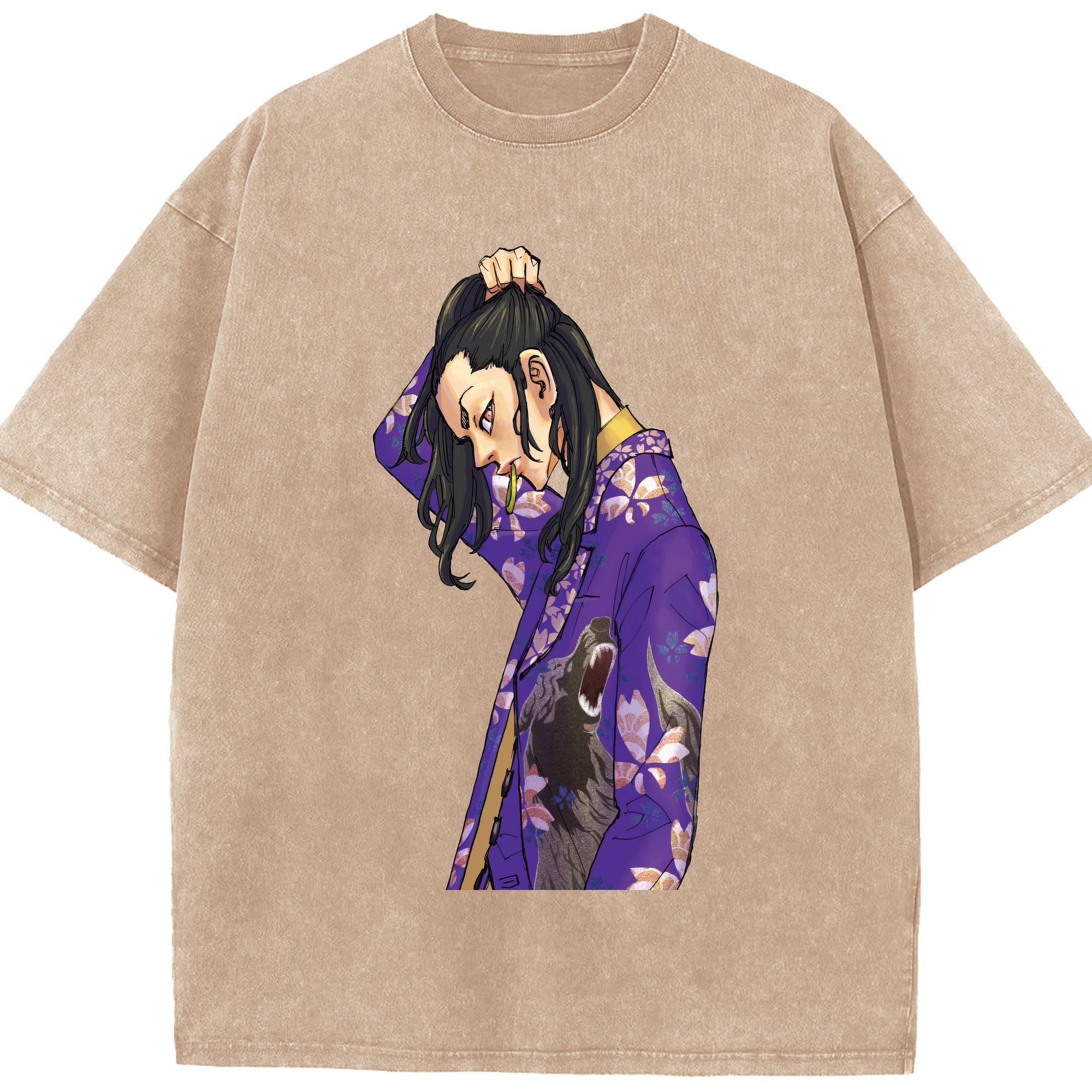 （画像用） 東京リベンジャーズ Tokyo Revengers 綿100% ヴィンテージ風 半袖Tシャツ（フロントプリント）