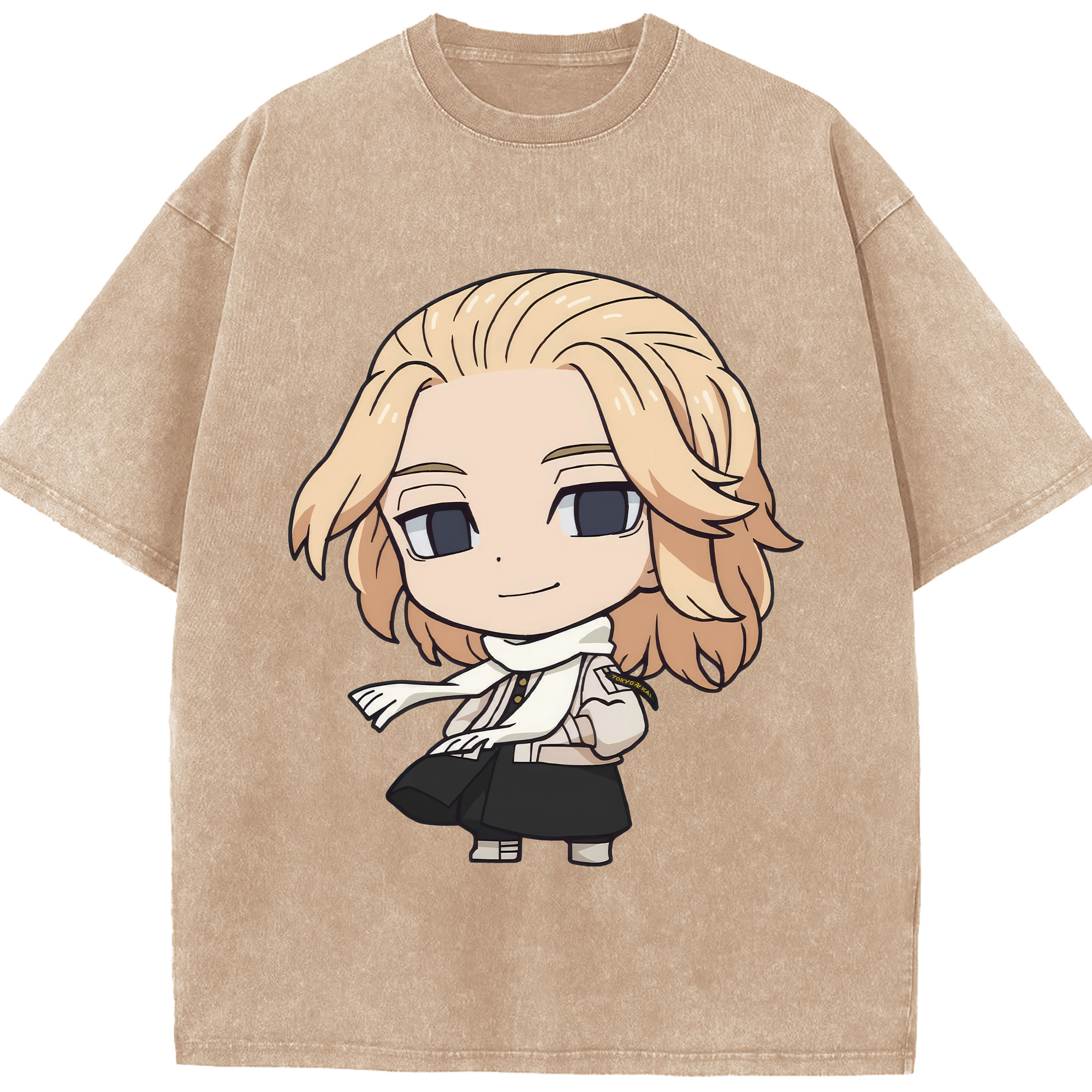 （画像用） 東京リベンジャーズ Tokyo Revengers 綿100% ヴィンテージ風 半袖Tシャツ（フロントプリント）