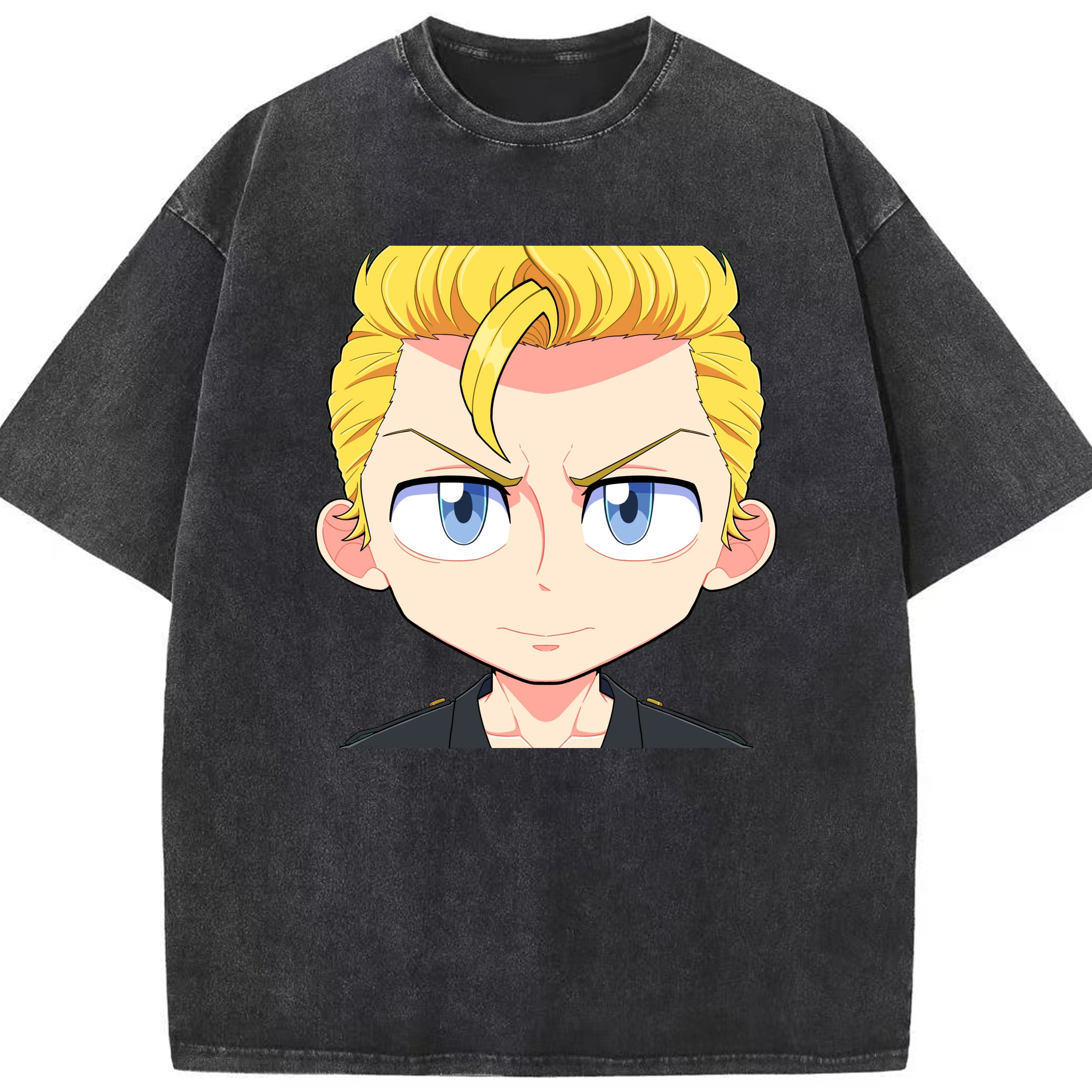 （画像用） 東京リベンジャーズ Tokyo Revengers 綿100% ヴィンテージ風 半袖Tシャツ（フロントプリント）