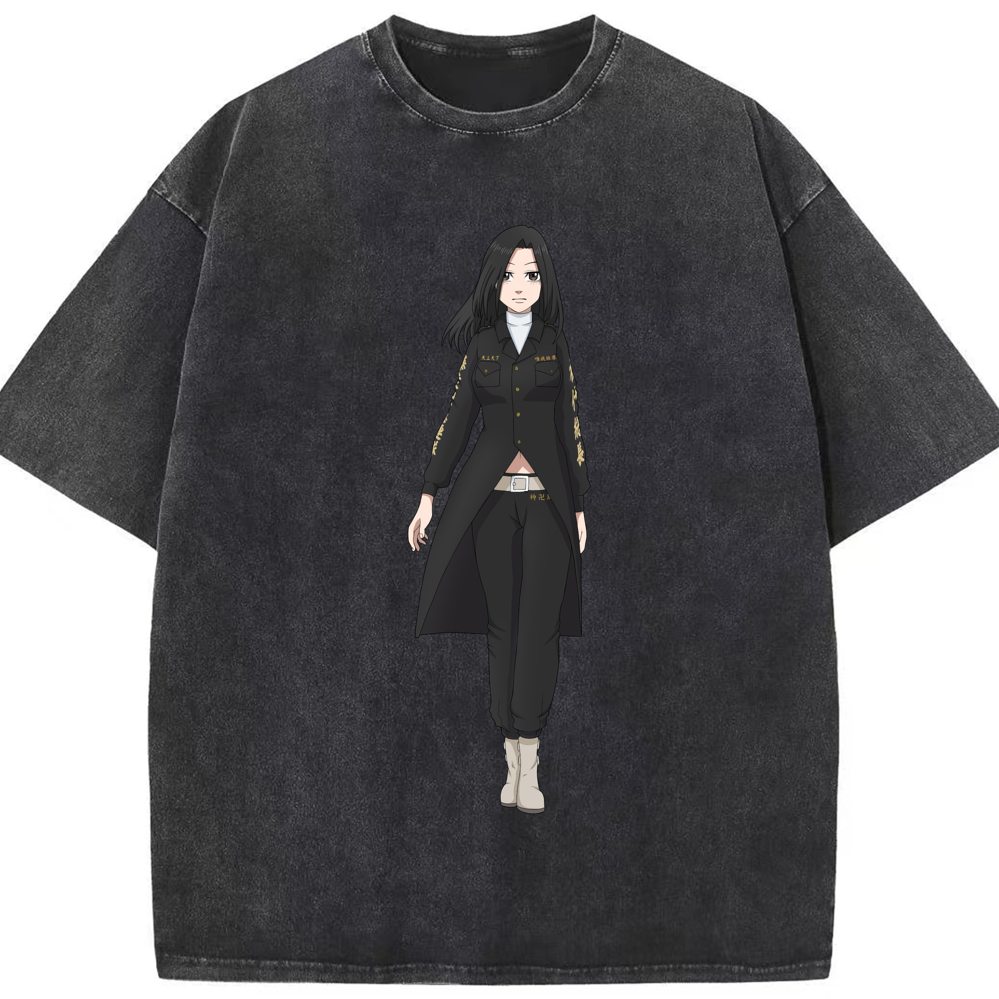 （画像用） 東京リベンジャーズ Tokyo Revengers 綿100% ヴィンテージ風 半袖Tシャツ（フロントプリント）