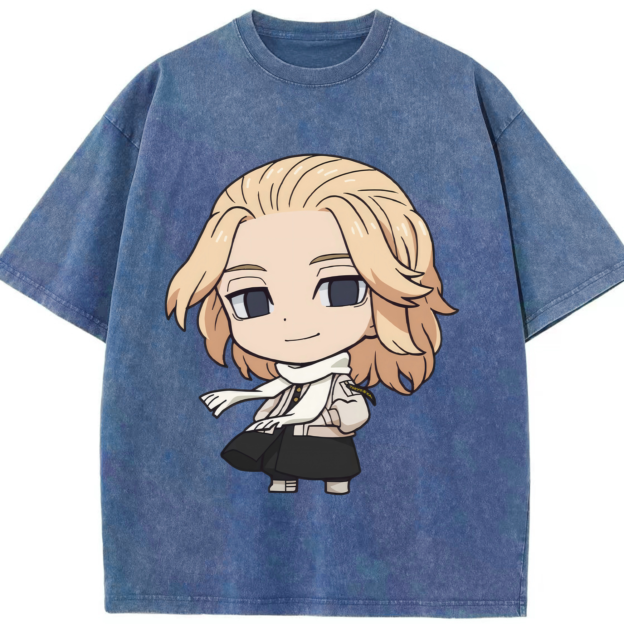 （画像用） 東京リベンジャーズ Tokyo Revengers 綿100% ヴィンテージ風 半袖Tシャツ（フロントプリント）