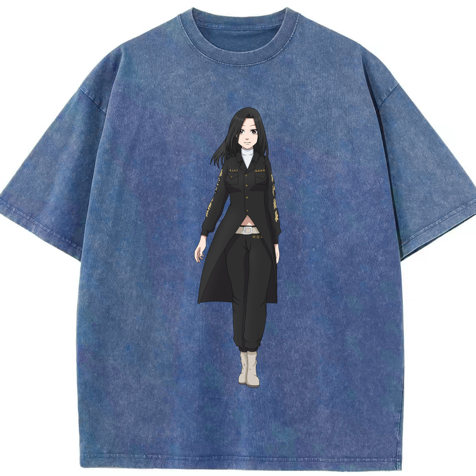 （画像用） 東京リベンジャーズ Tokyo Revengers 綿100% ヴィンテージ風 半袖Tシャツ（フロントプリント）