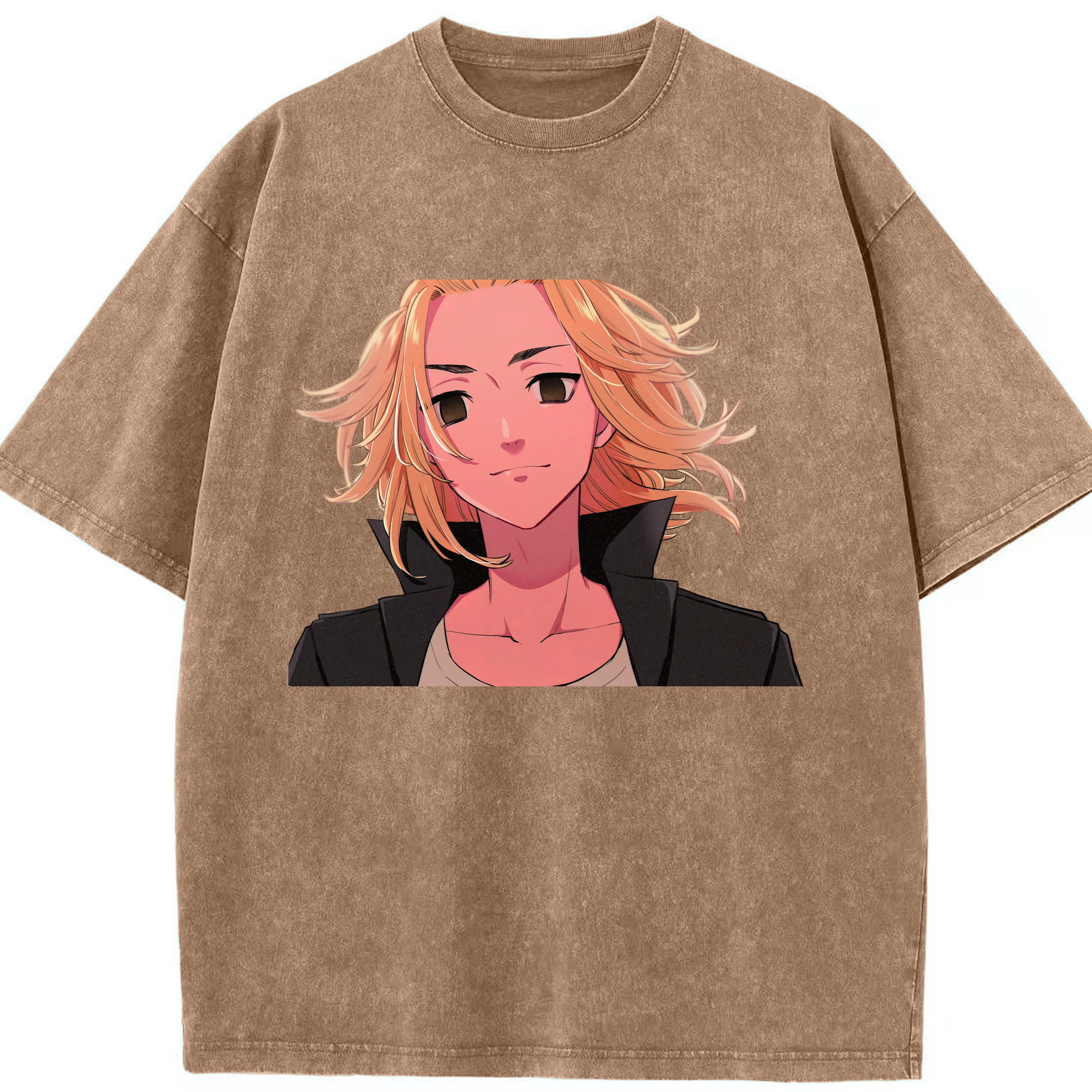 （画像用） 東京リベンジャーズ Tokyo Revengers 綿100% ヴィンテージ風 半袖Tシャツ（フロントプリント）