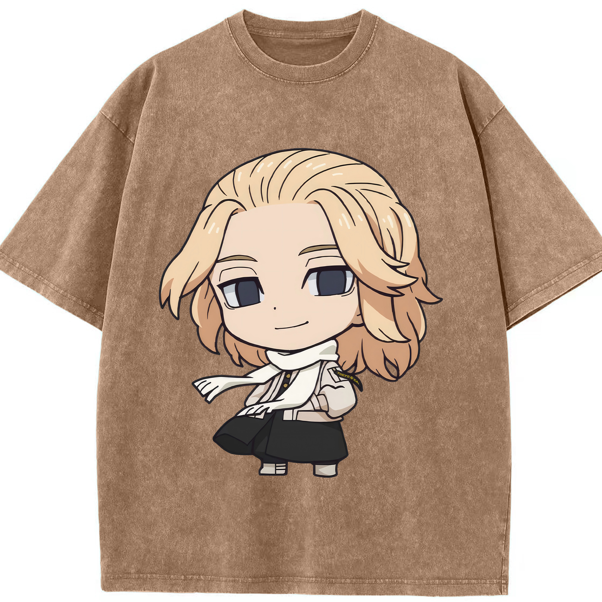（画像用） 東京リベンジャーズ Tokyo Revengers 綿100% ヴィンテージ風 半袖Tシャツ（フロントプリント）