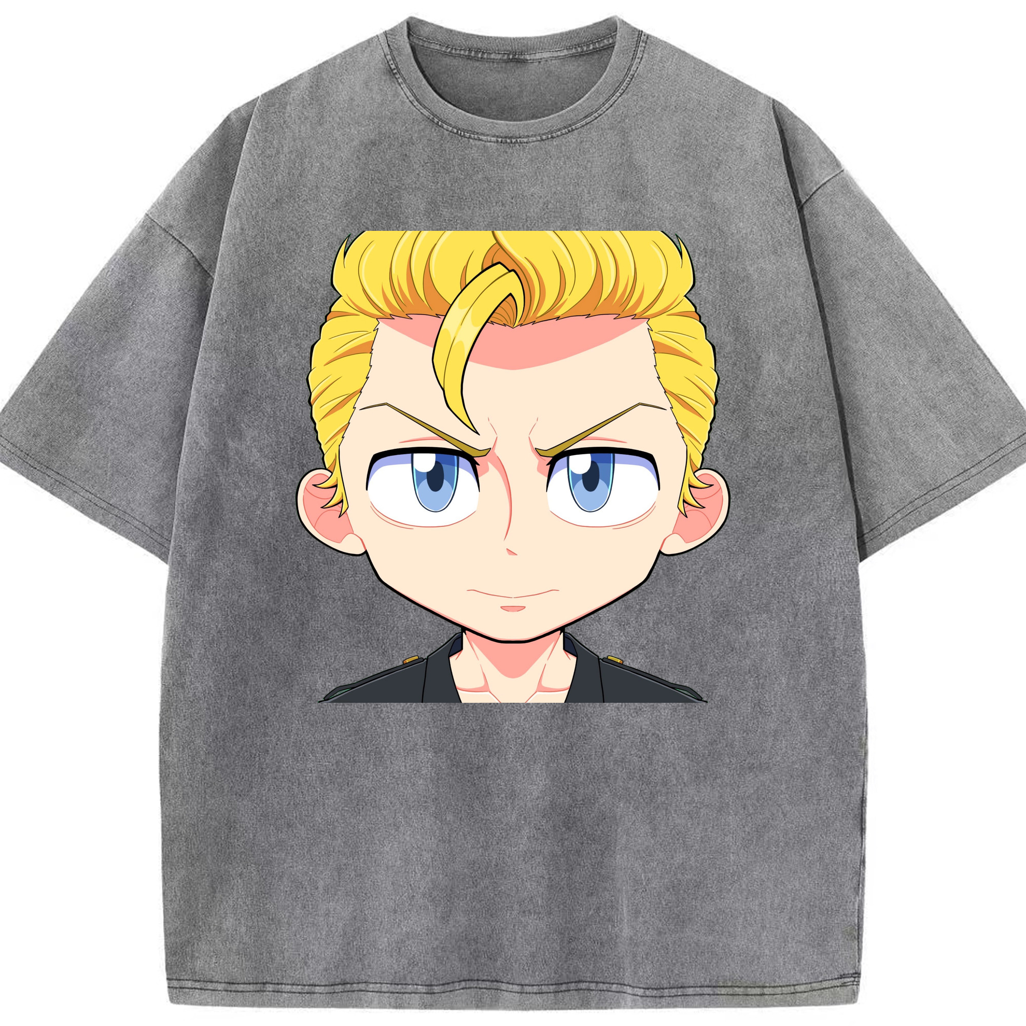 （画像用） 東京リベンジャーズ Tokyo Revengers 綿100% ヴィンテージ風 半袖Tシャツ（フロントプリント）
