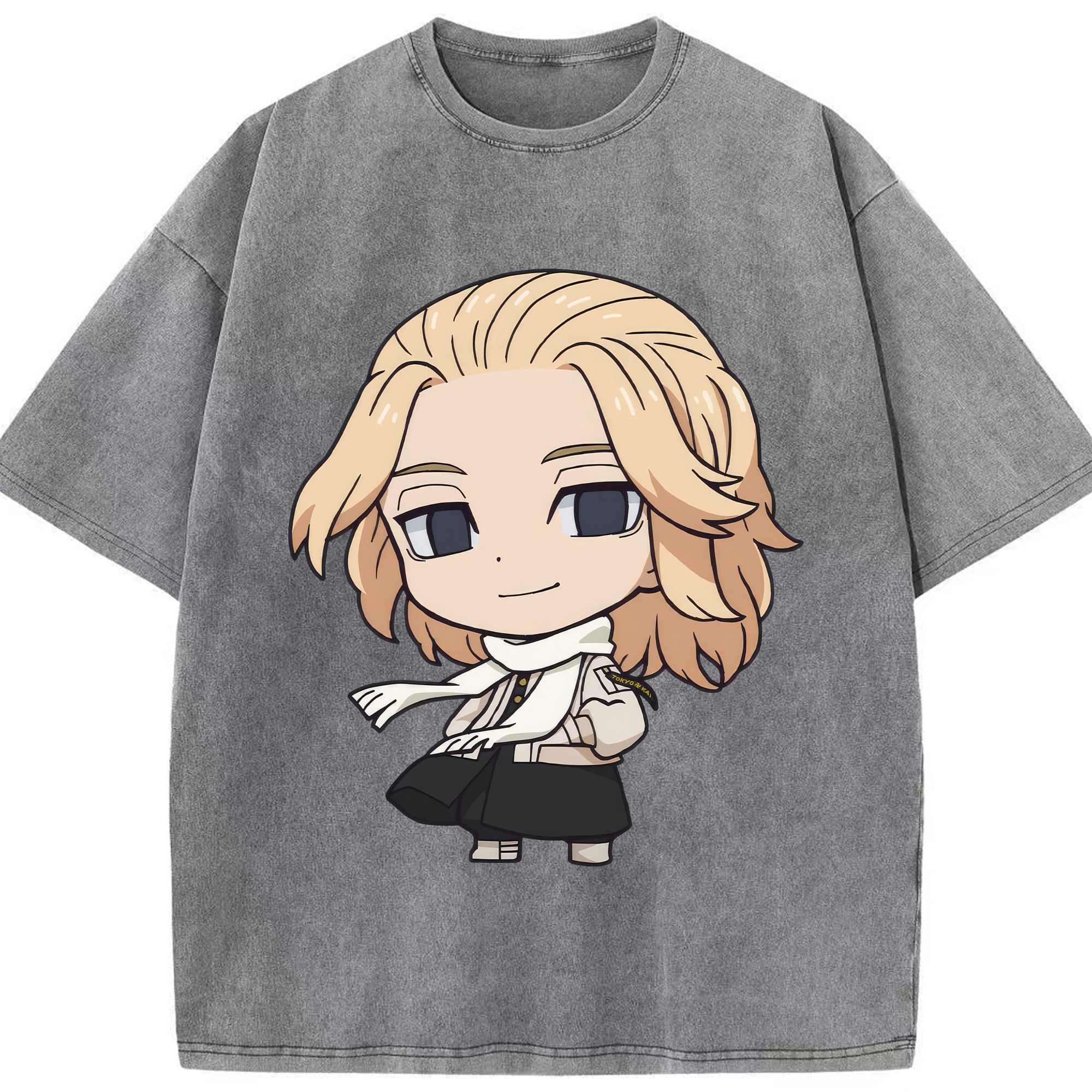 （画像用） 東京リベンジャーズ Tokyo Revengers 綿100% ヴィンテージ風 半袖Tシャツ（フロントプリント）