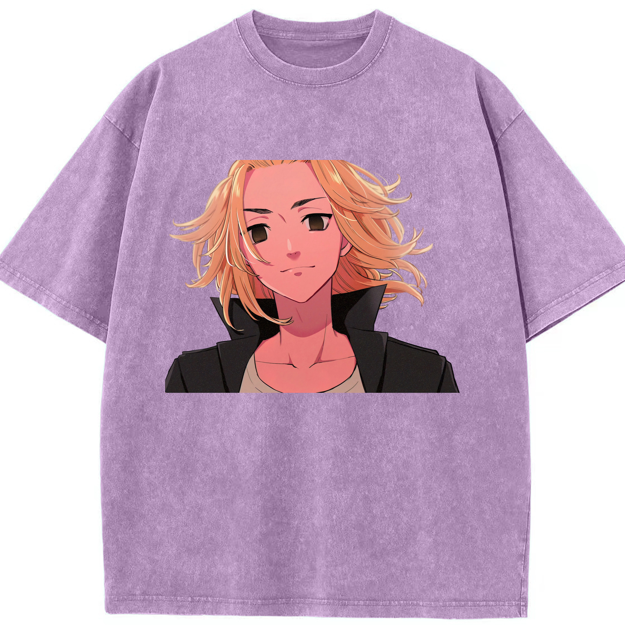 （画像用） 東京リベンジャーズ Tokyo Revengers 綿100% ヴィンテージ風 半袖Tシャツ（フロントプリント）