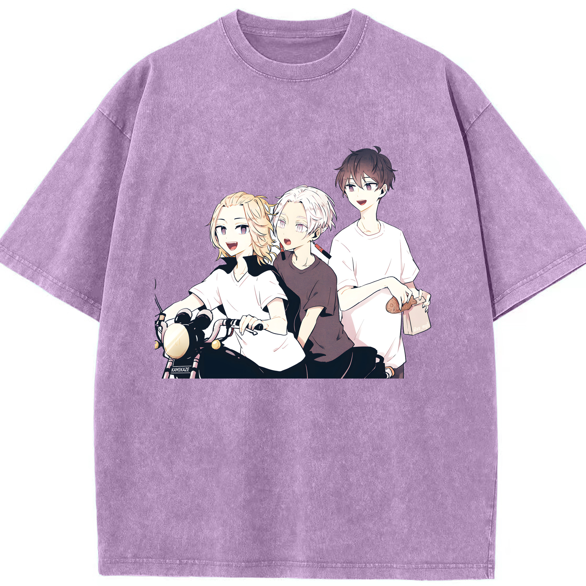（画像用） 東京リベンジャーズ Tokyo Revengers 綿100% ヴィンテージ風 半袖Tシャツ（フロントプリント）