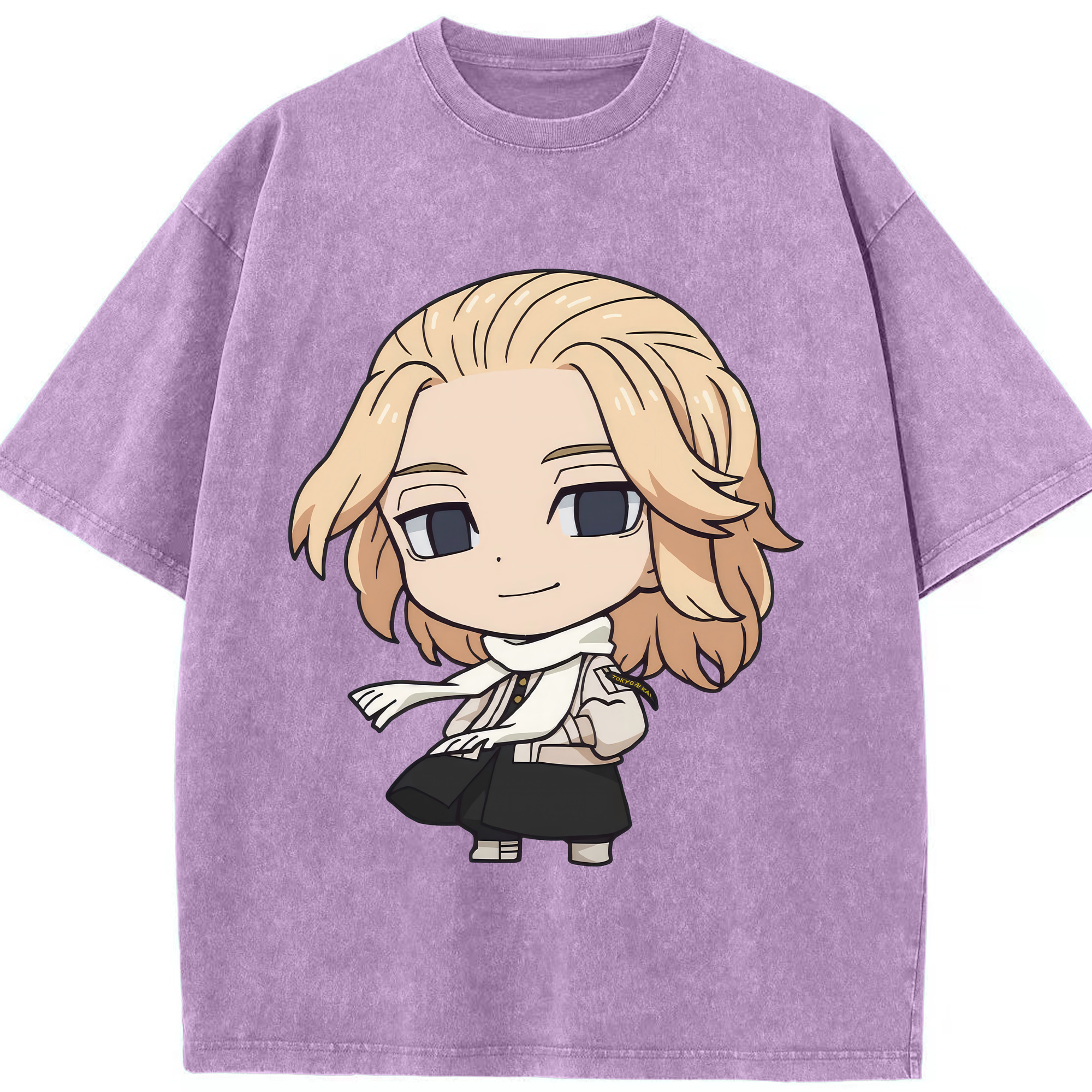 （画像用） 東京リベンジャーズ Tokyo Revengers 綿100% ヴィンテージ風 半袖Tシャツ（フロントプリント）